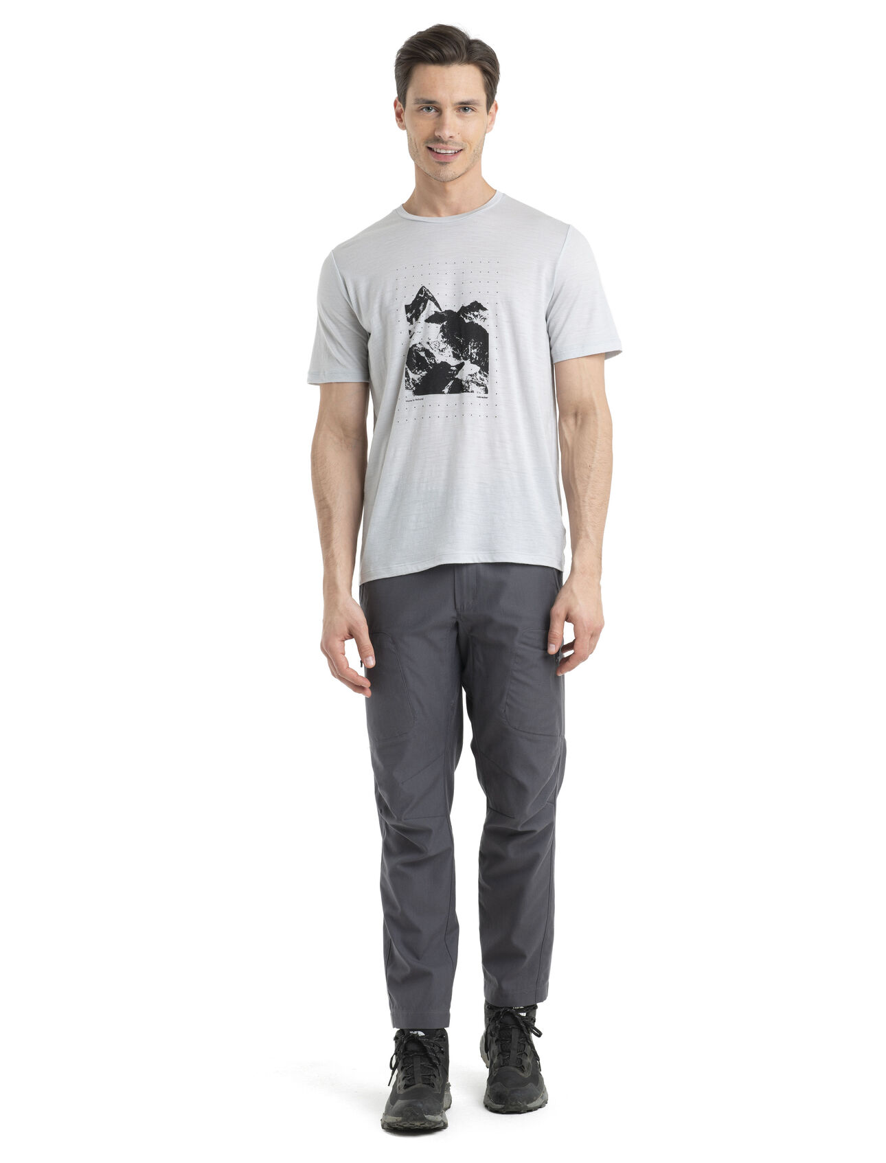 Men's Merino 150 Tech Lite II Short Sleeve T-Shirt Peak Grid