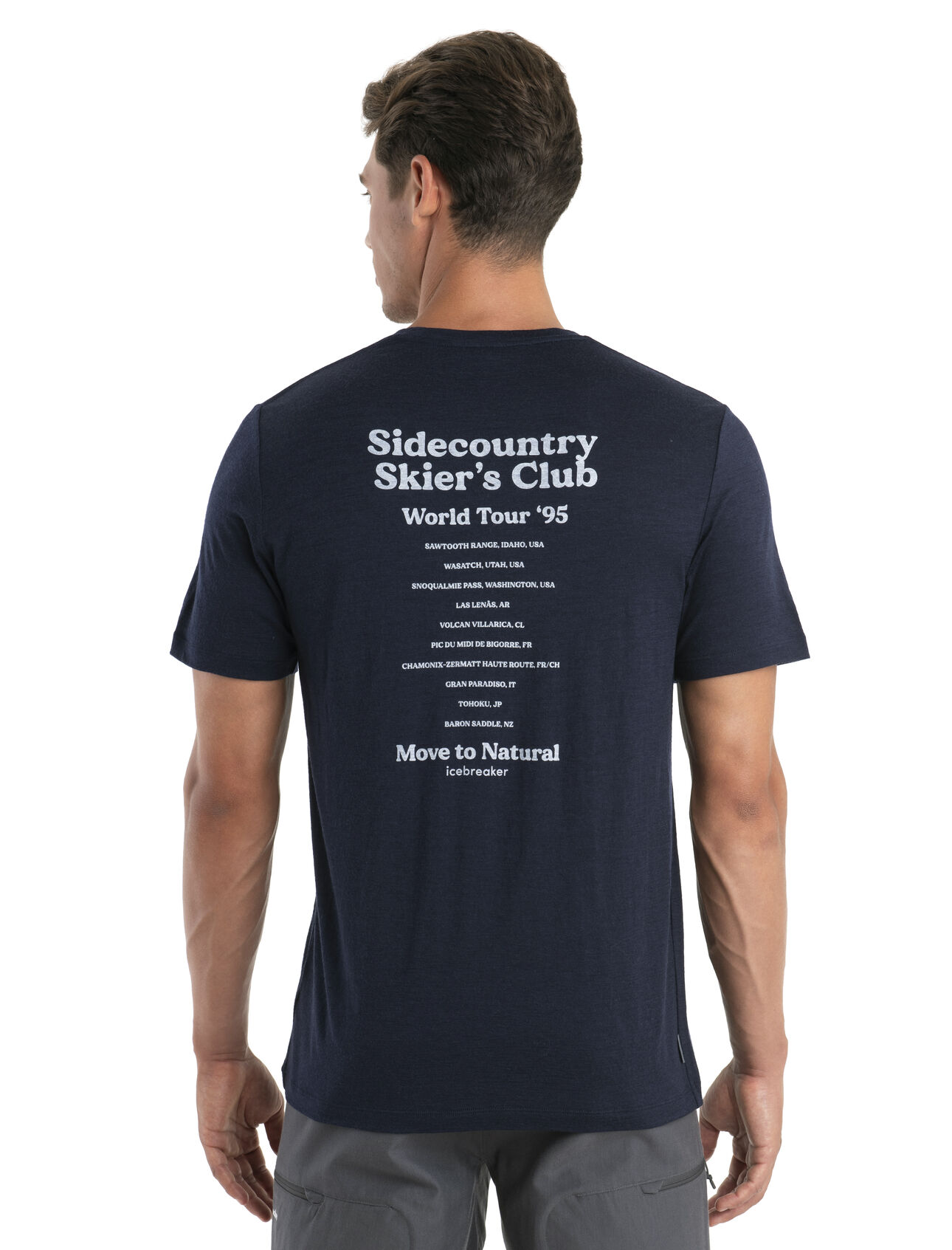 Men's Merino 150 Tech Lite II Short Sleeve T-Shirt Sidecountry Skiers Club