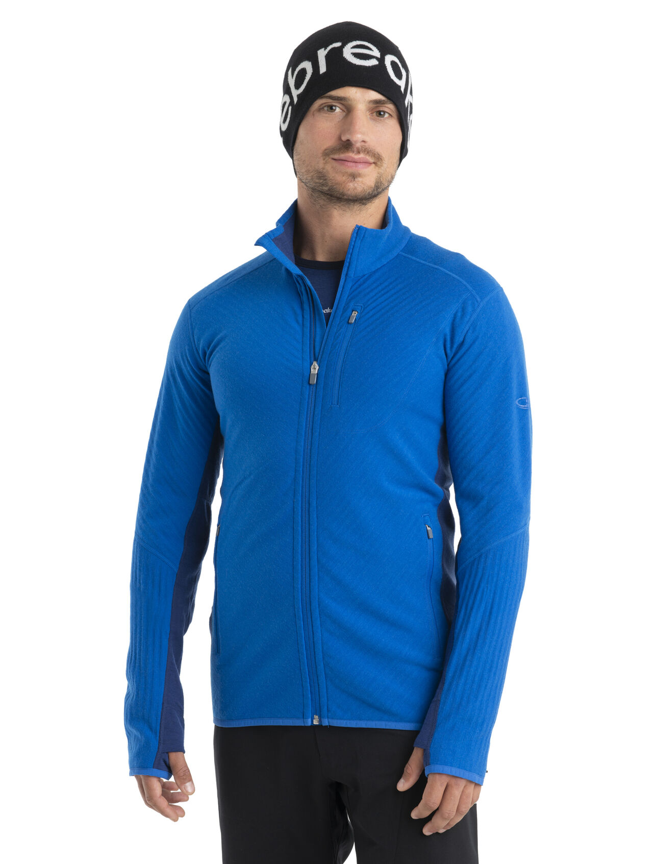 Men's RealFleece™ Merino Descender Long Sleeve Zip Jacket
