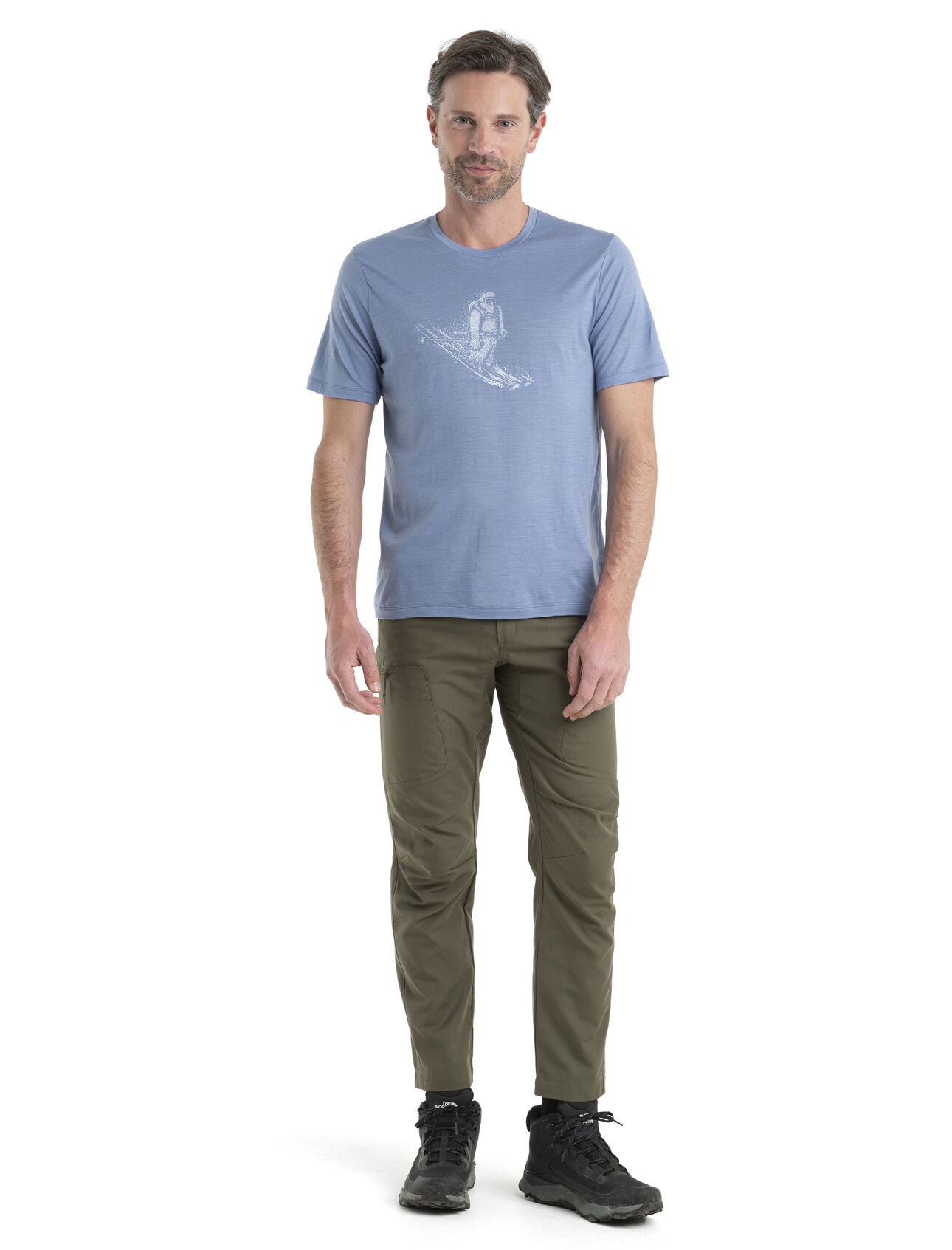 Men's Merino Tech Lite II Short Sleeve T-Shirt Skiing Yeti