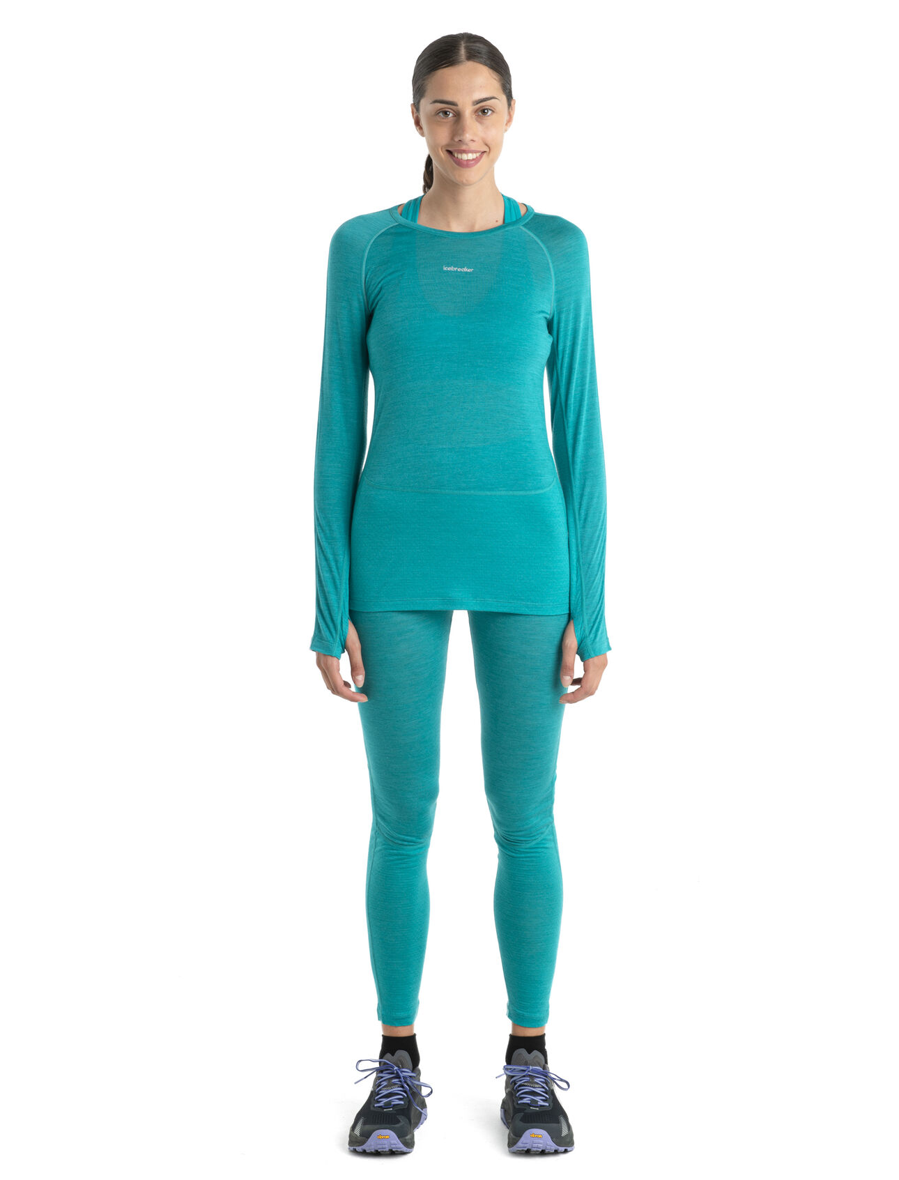 Women's 125 ZoneKnit™ Merino Long Sleeve Crewe Thermal Top