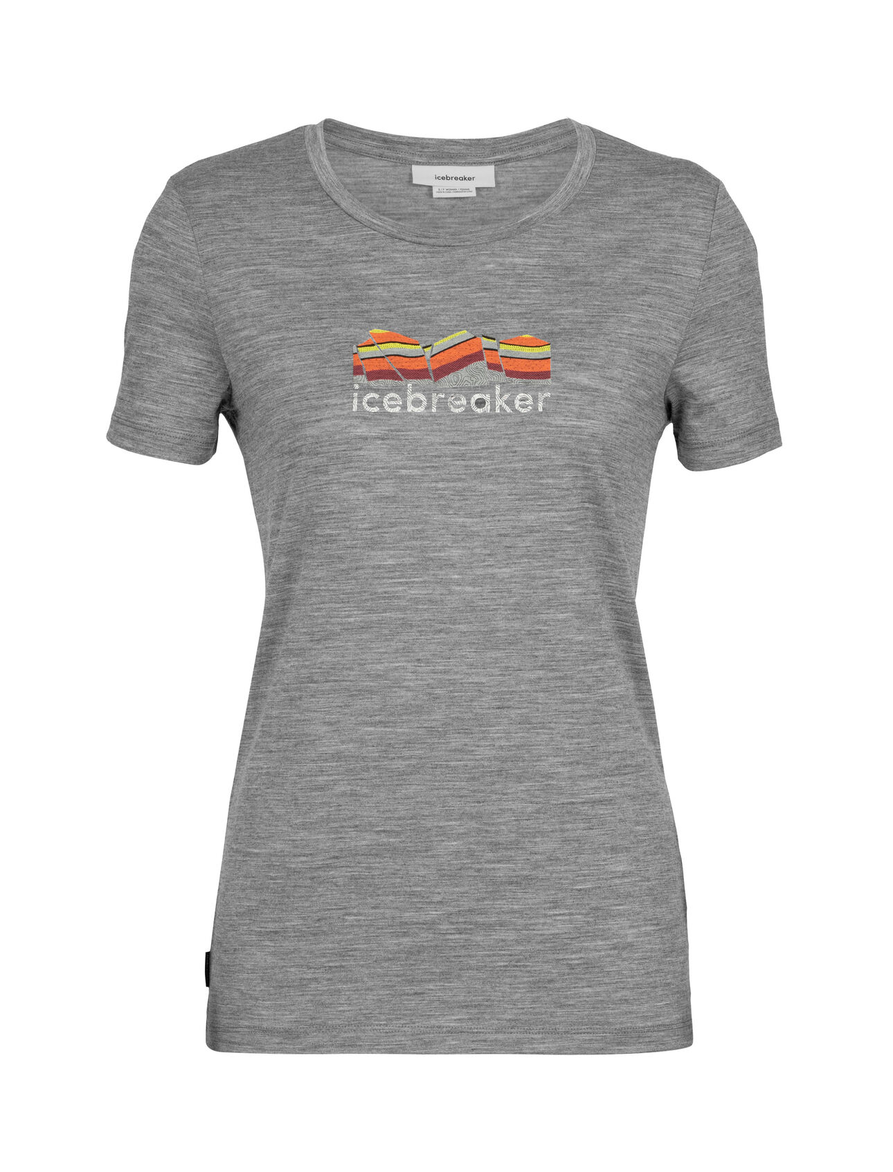 Women's Merino Tech Lite II Short Sleeve T-Shirt Mountain Geology