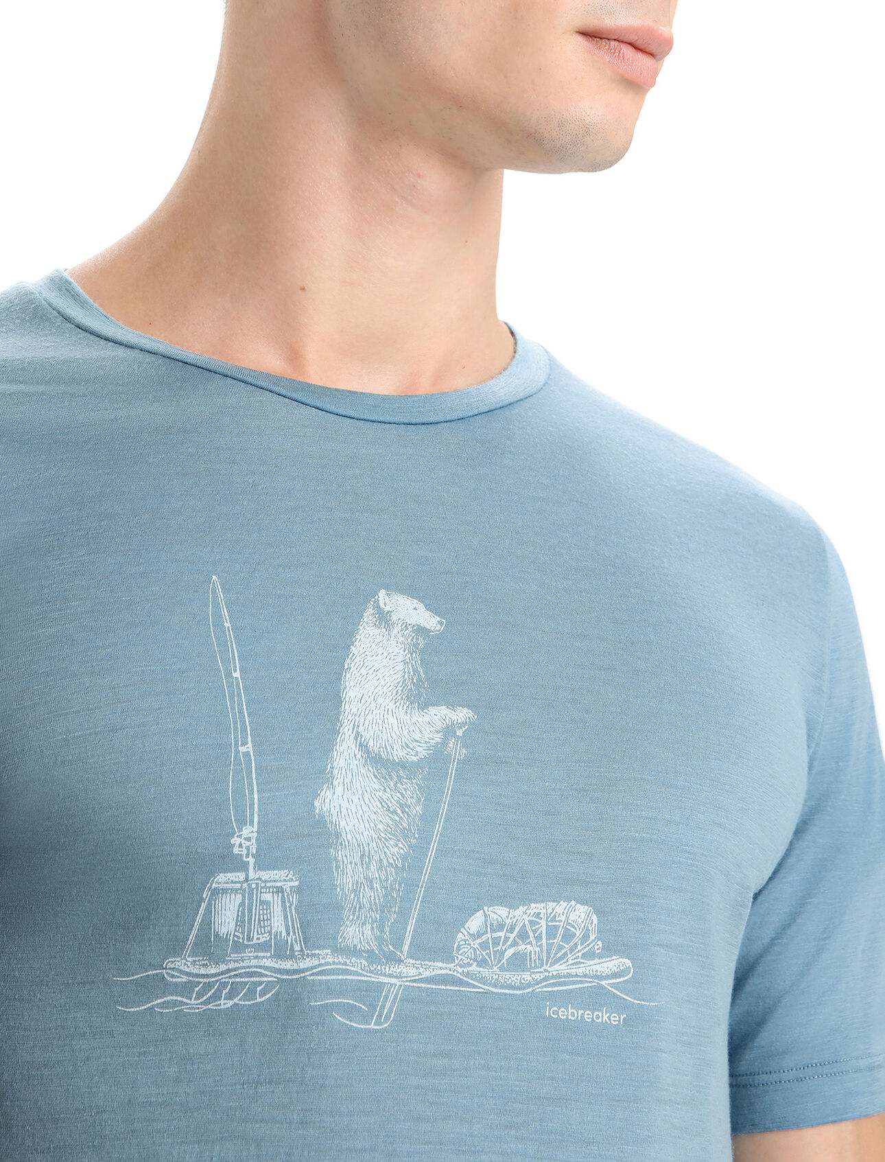 Men's Merino Tech Lite II Short Sleeve T-Shirt Polar Paddle