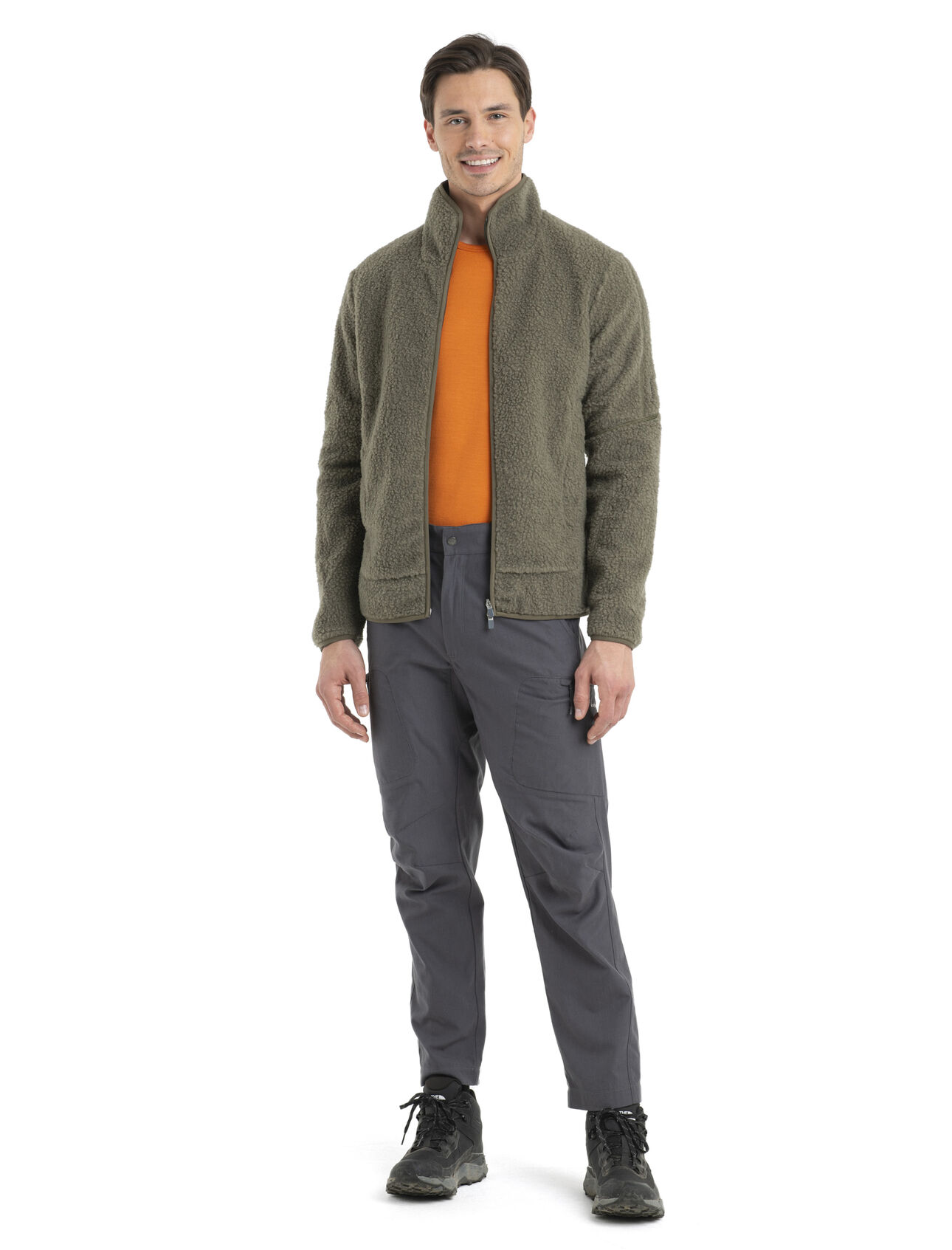 Men's RealFleece™ Merino High Pile Long Sleeve Zip Jacket
