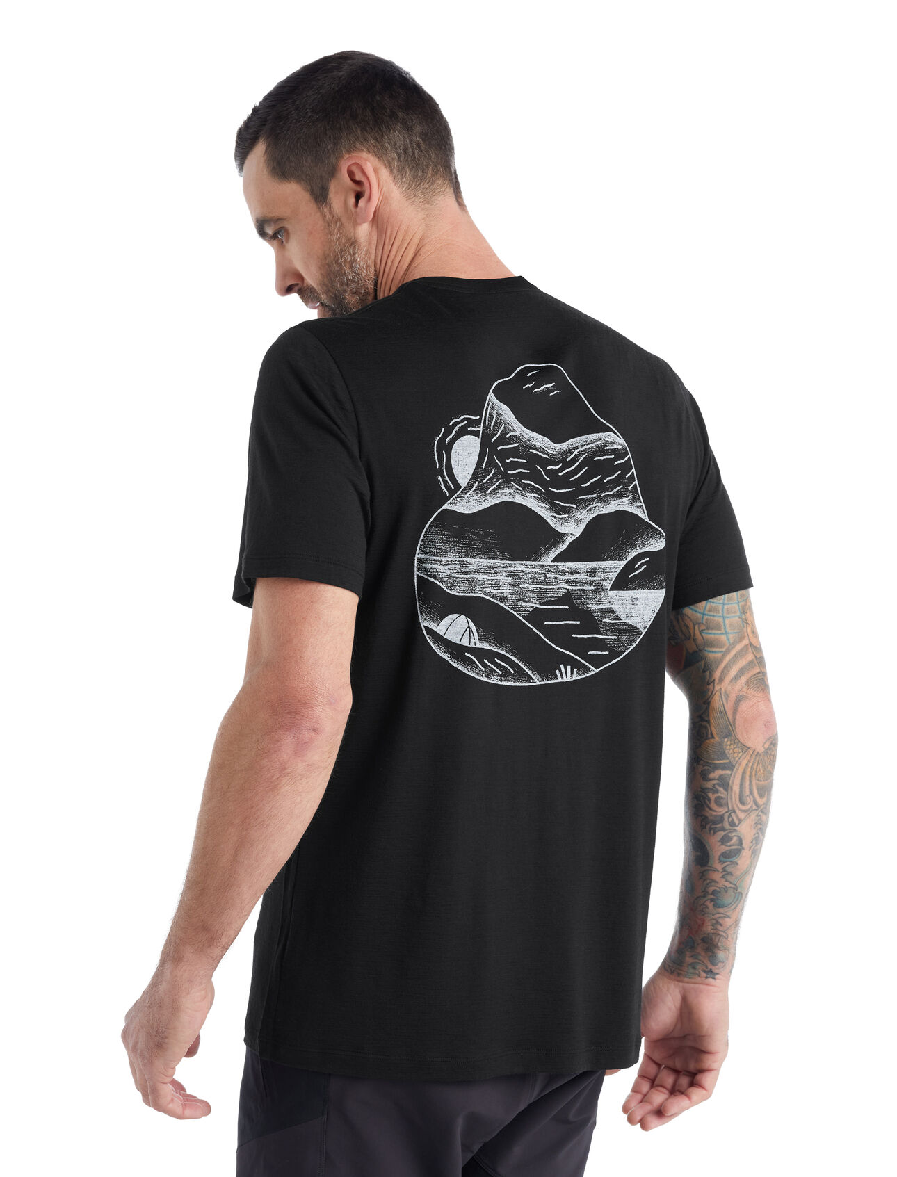 Men's Merino Tech Lite II Short Sleeve T-Shirt Sunrise Ridge