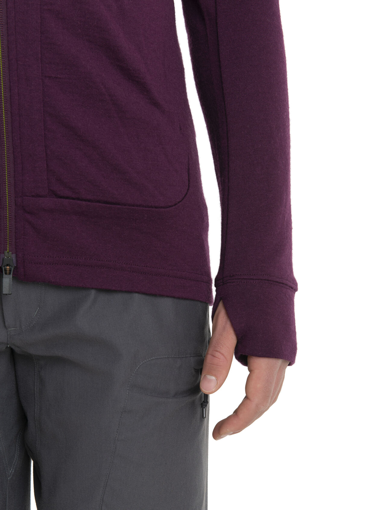 Men's Merino Quantum III Long Sleeve Zip Hoodie