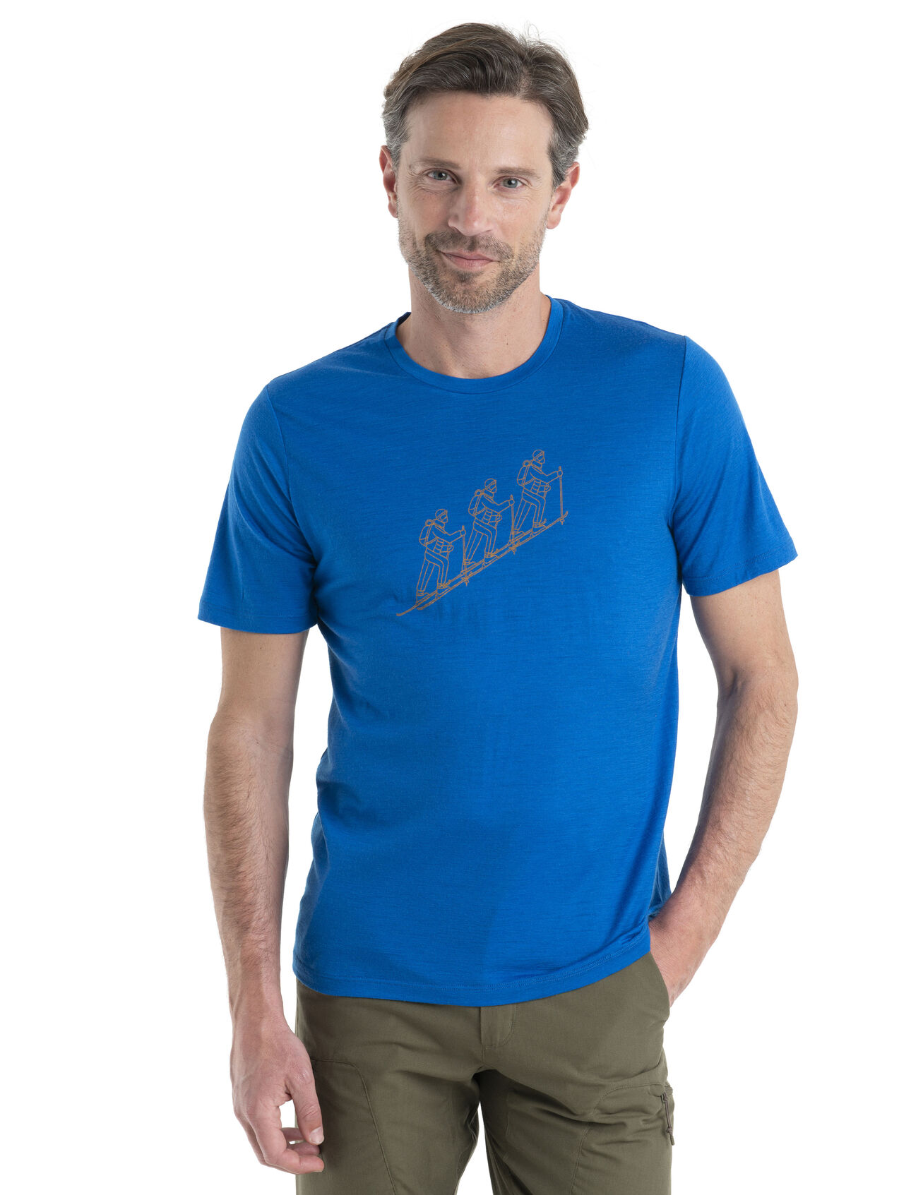 Men's Merino 150 Tech Lite II Short Sleeve T-Shirt Natural Ski Tour