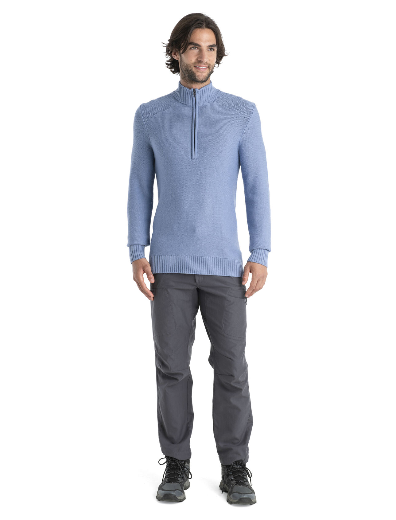 Men's Merino Waypoint Long Sleeve Half Zip Top