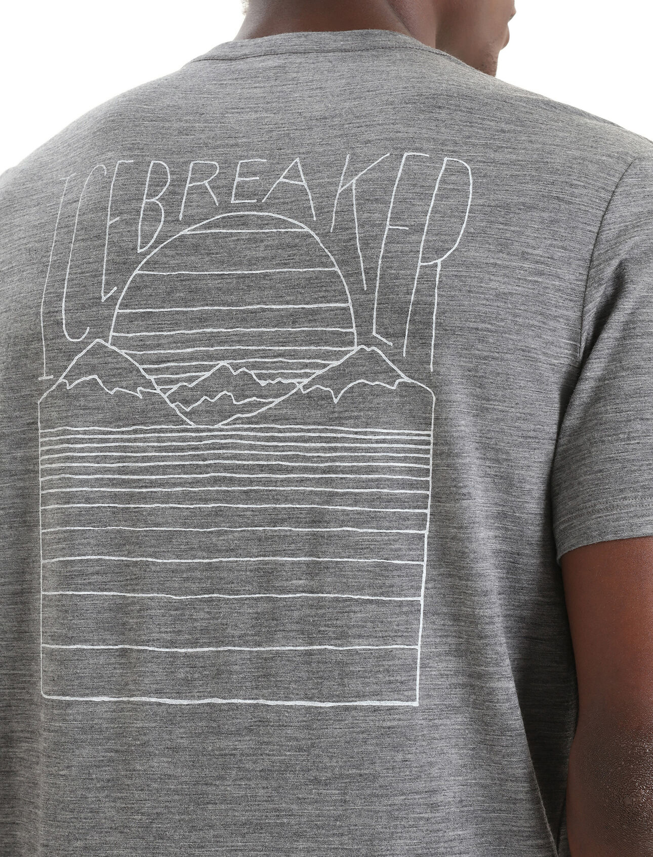 Men's Merino Tech Lite II Short Sleeve T-Shirt Mountain Sunset
