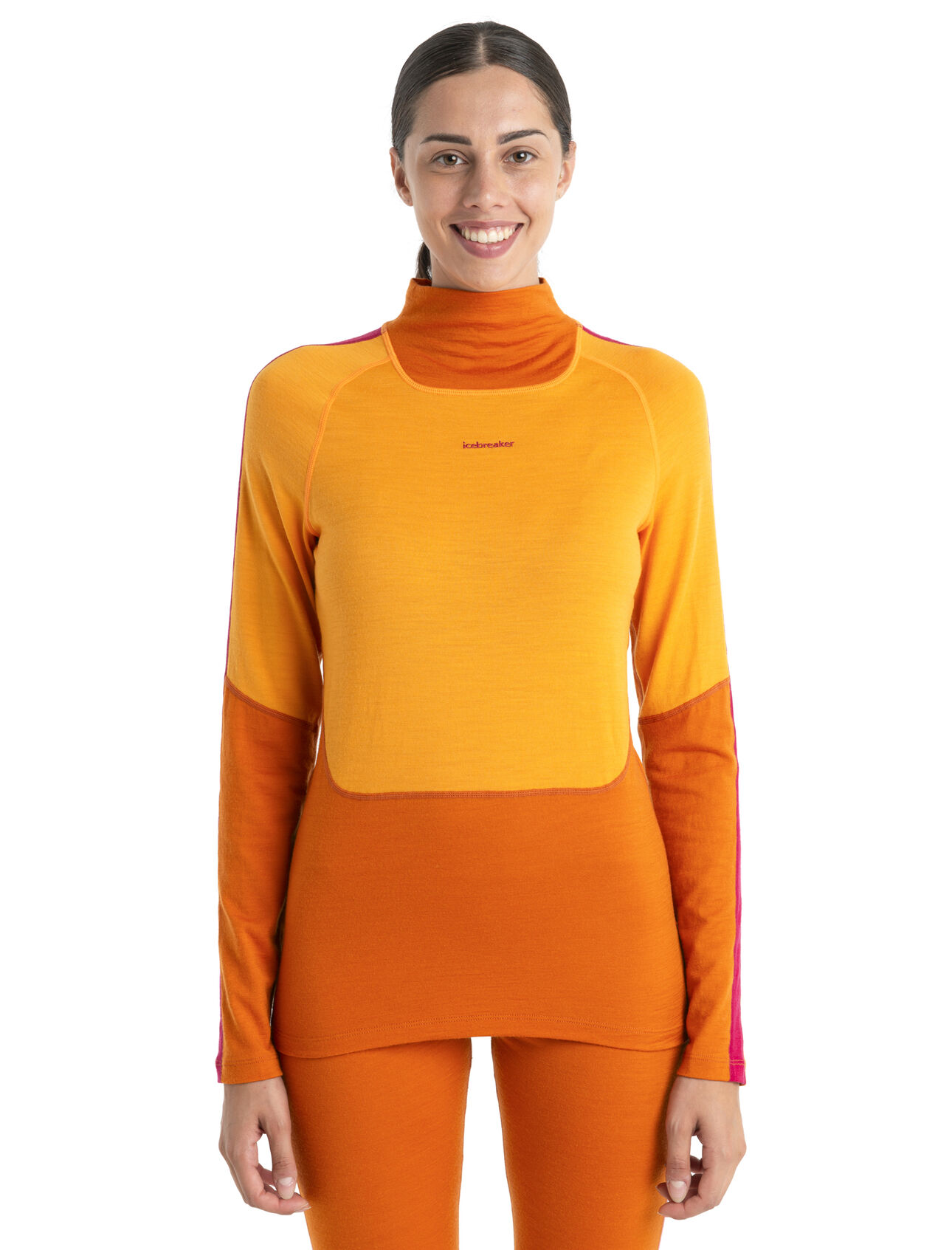 Women's Merino 200 Sonebula Long Sleeve High Neck Thermal Top