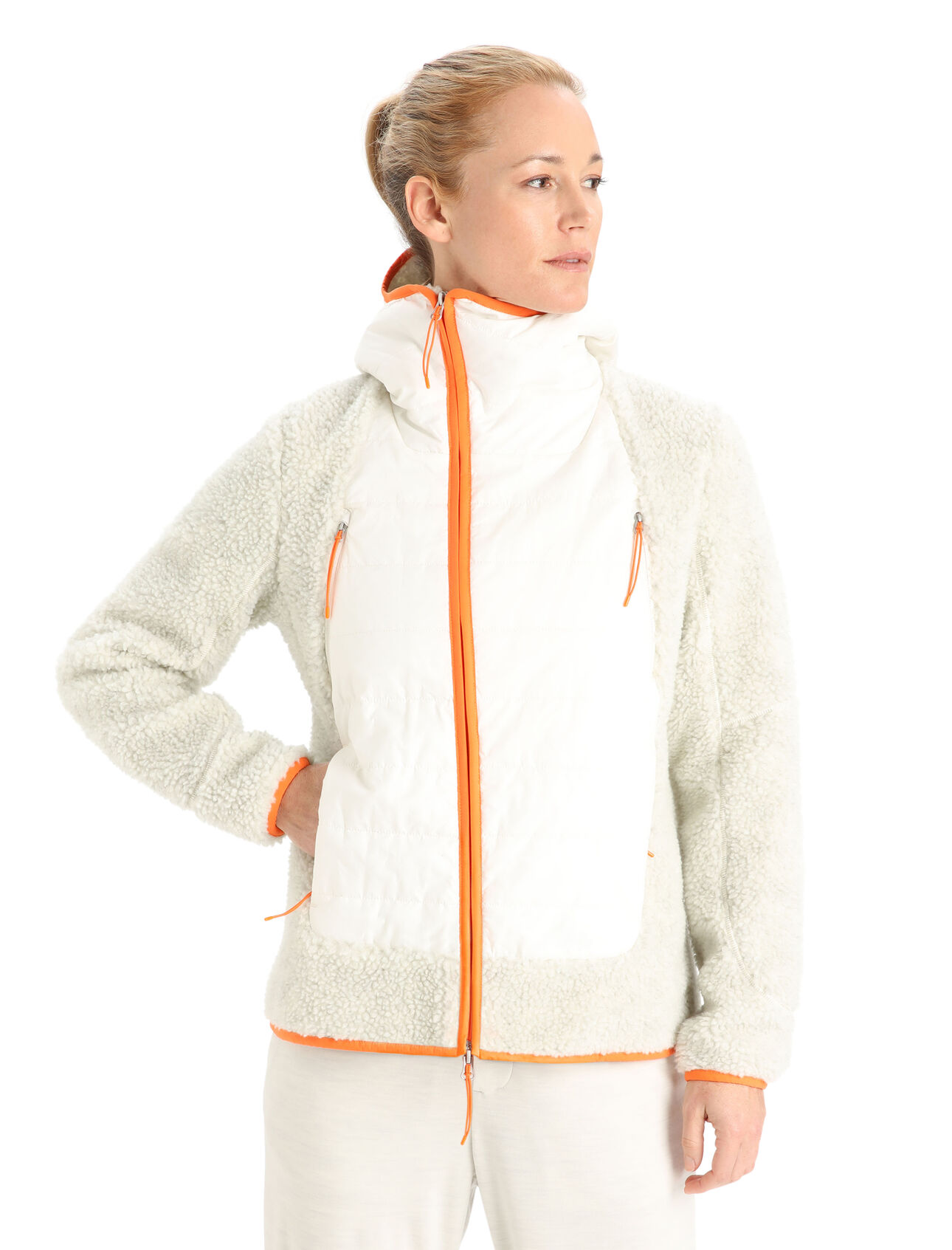 Women's RealFleece™ Merino High Pile Long Sleeve Zip Hood