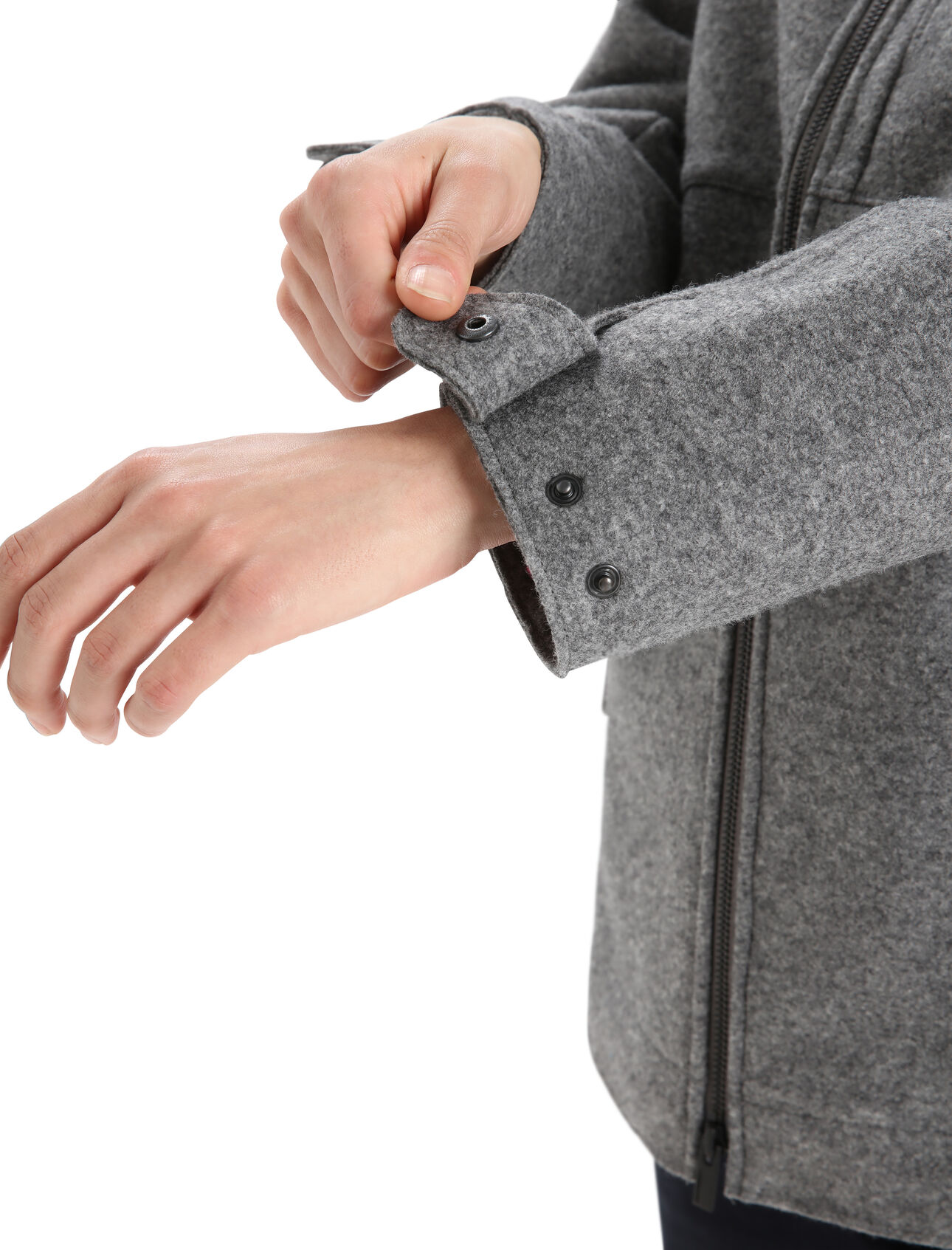 Women's Felted Merino Hooded Jacket
