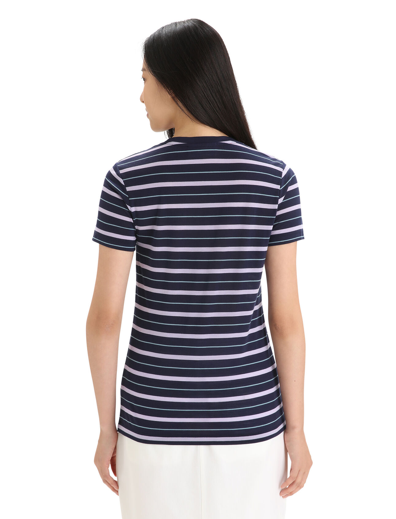 Women's Merino Wave Short Sleeve Stripe T-Shirt