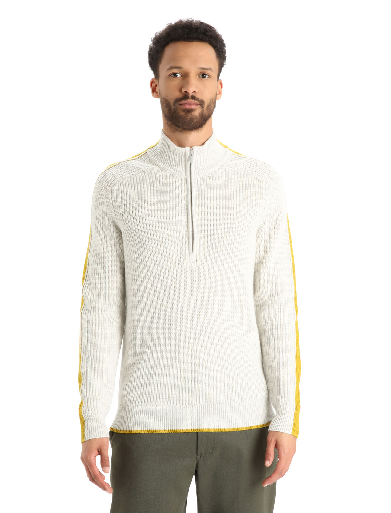 Men's Merino Lodge Long Sleeve Half Zip Sweater