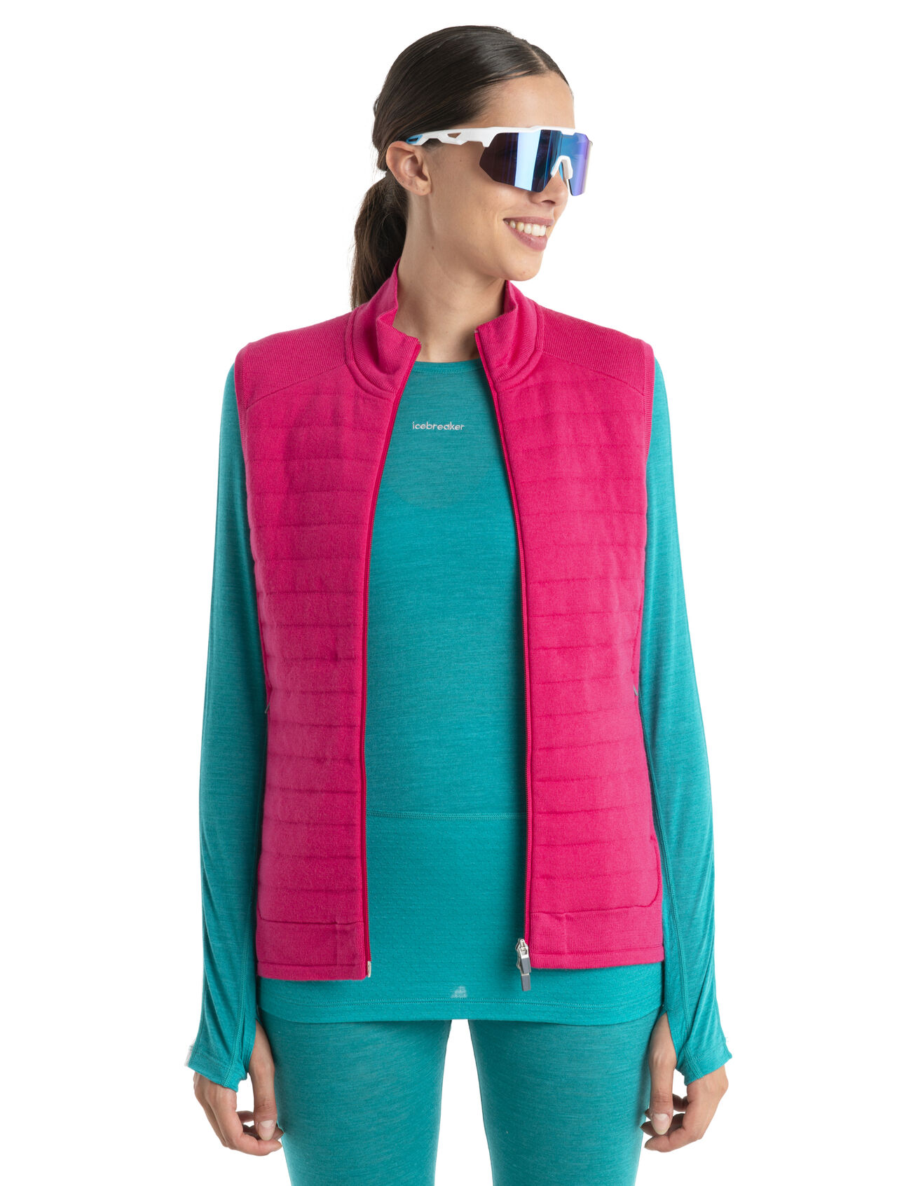 Women's 125 ZoneKnit™ Merino Long Sleeve Crewe Thermal Top