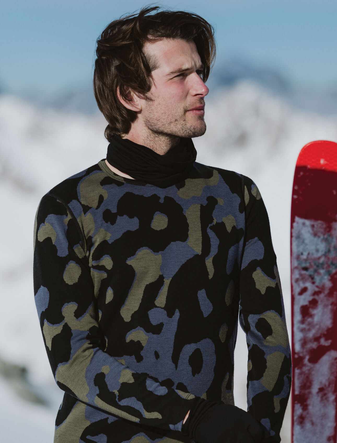 Men's Merino 260 Vertex Long Sleeve Thermal Top Natural Shades
