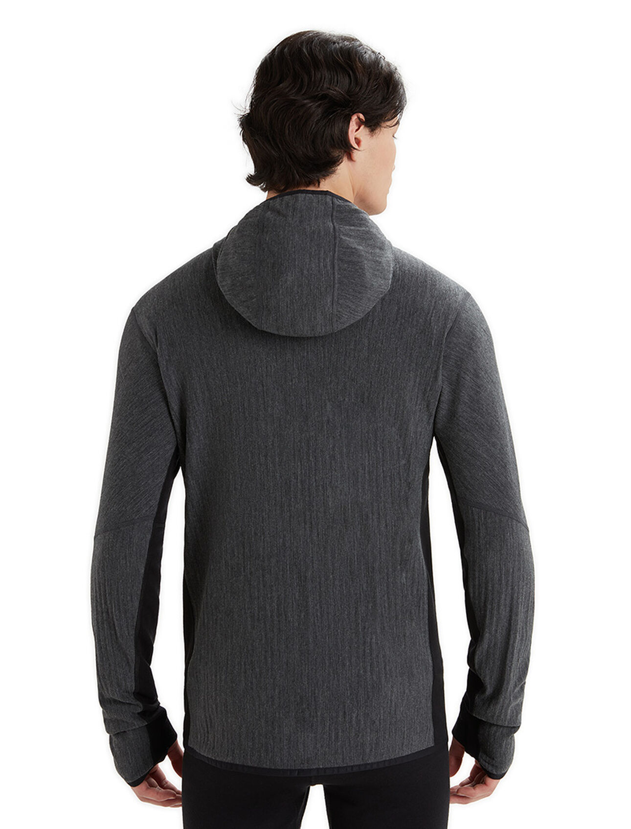Men's RealFleece™ Merino Descender Long Sleeve Zip Hood