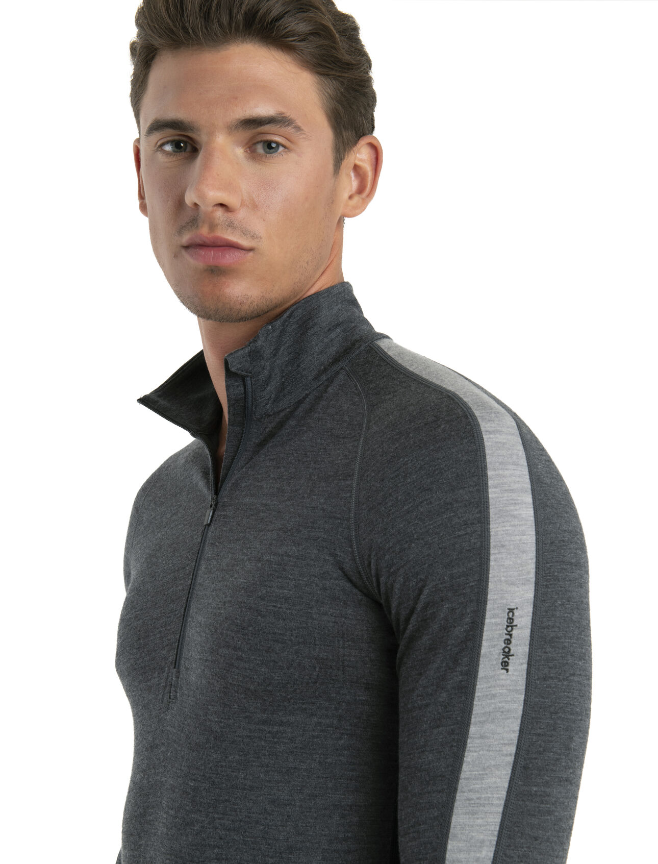 Men's 200 ZoneKnit™ Merino Long Sleeve Half Zip Thermal Top