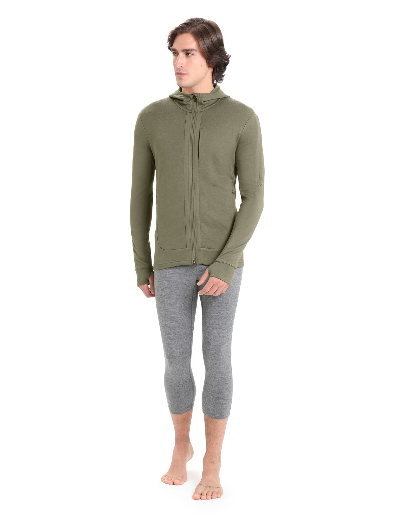 Men's Merino Quantum III Long Sleeve Zip Hoodie