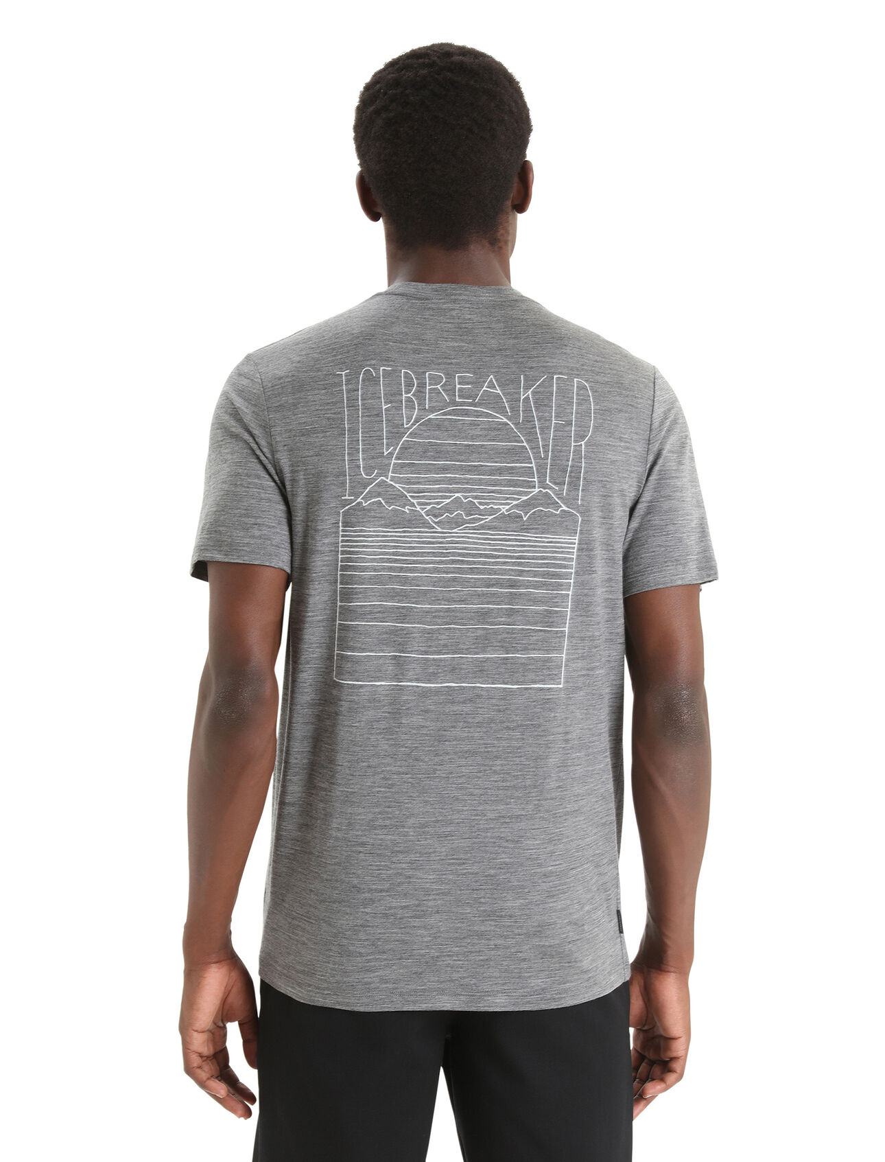 Men's Merino Tech Lite II Short Sleeve T-Shirt Mountain Sunset