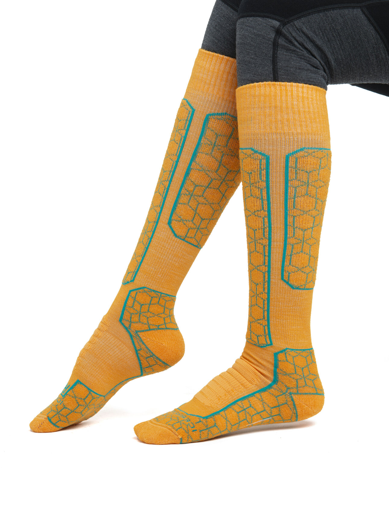 Women's Merino Ski+ Medium Over the Calf Alpine Geo