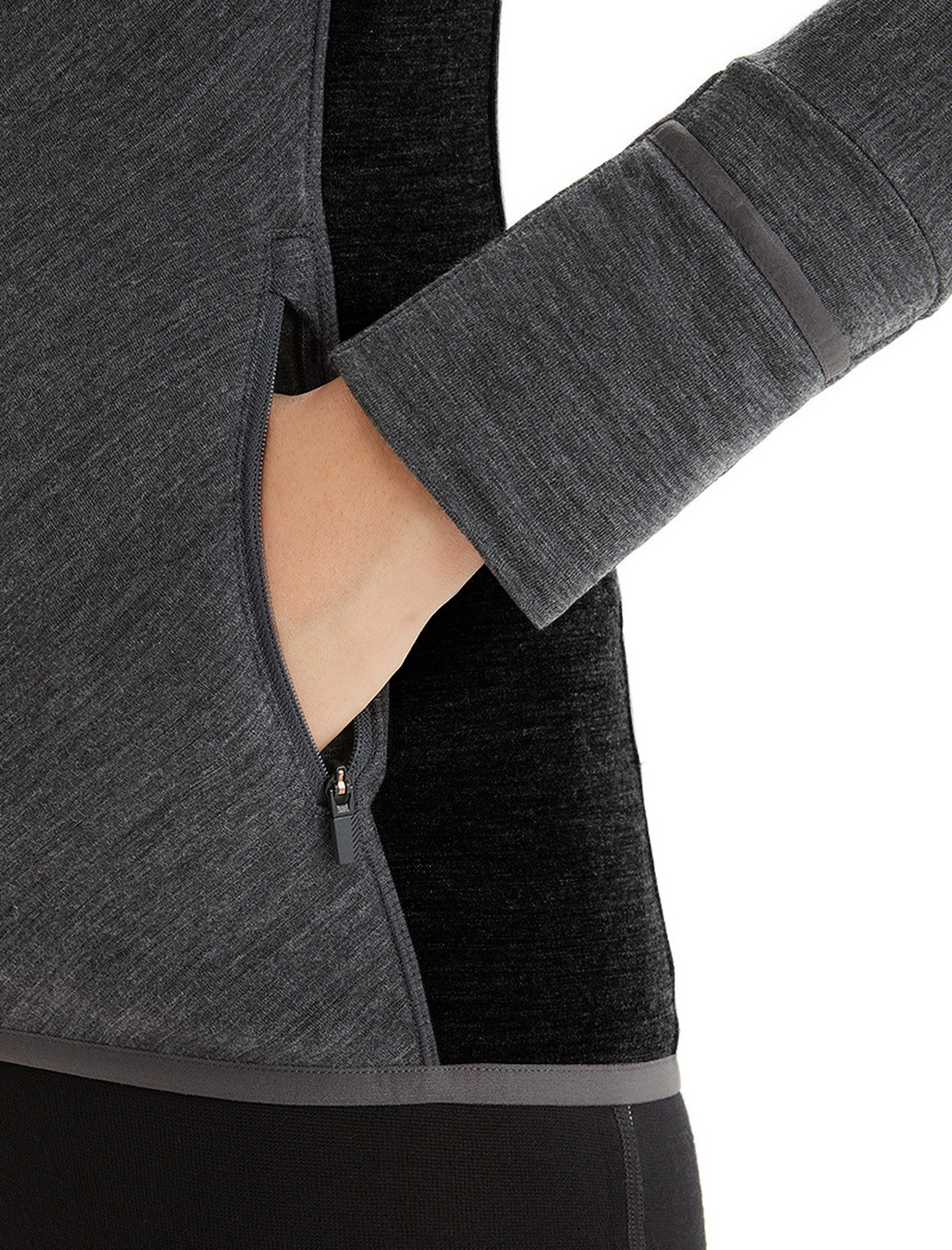 Women's RealFleece™ Merino Descender Long Sleeve Zip Hood Jacket