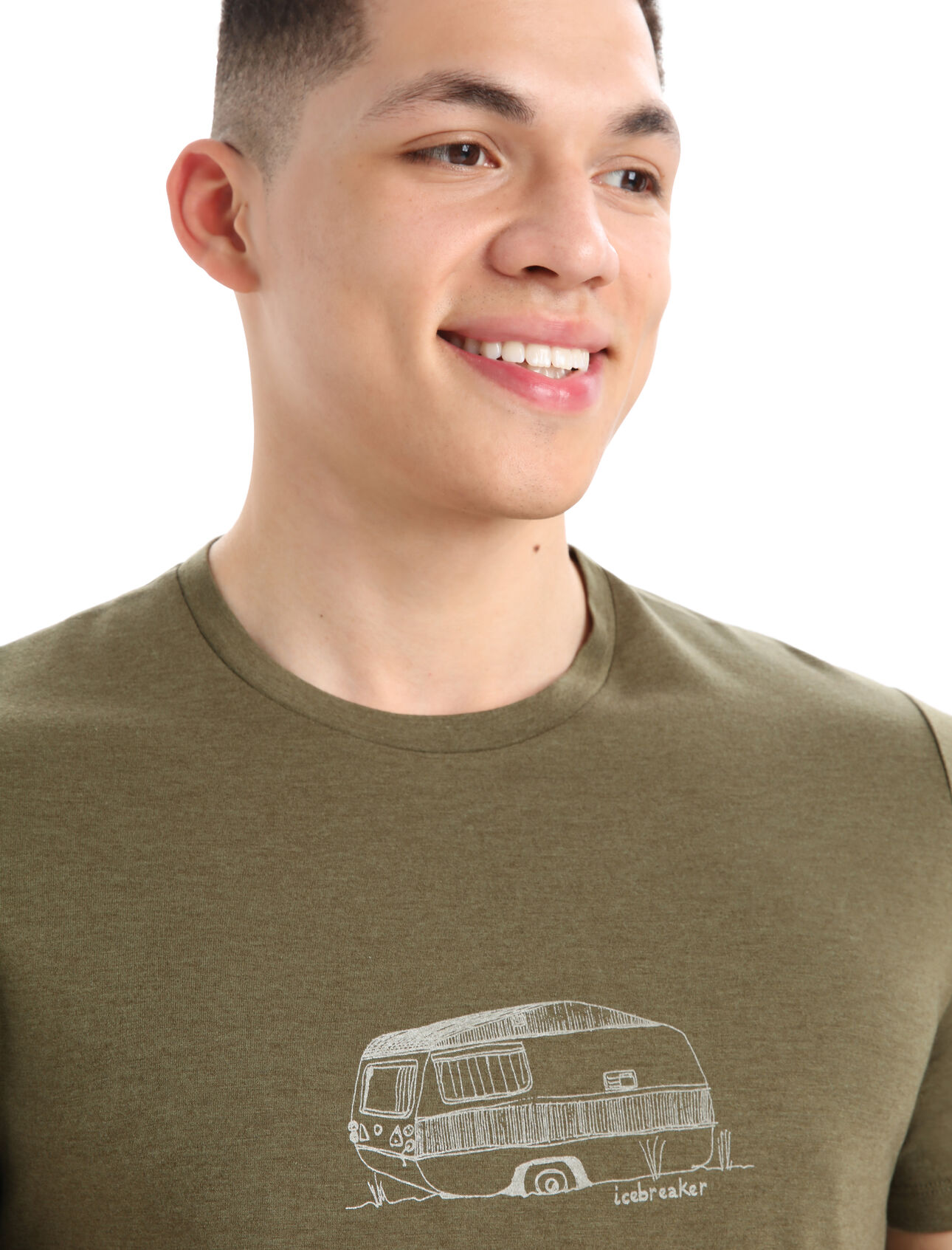 Men's Merino Central Classic Short Sleeve T-Shirt Caravan