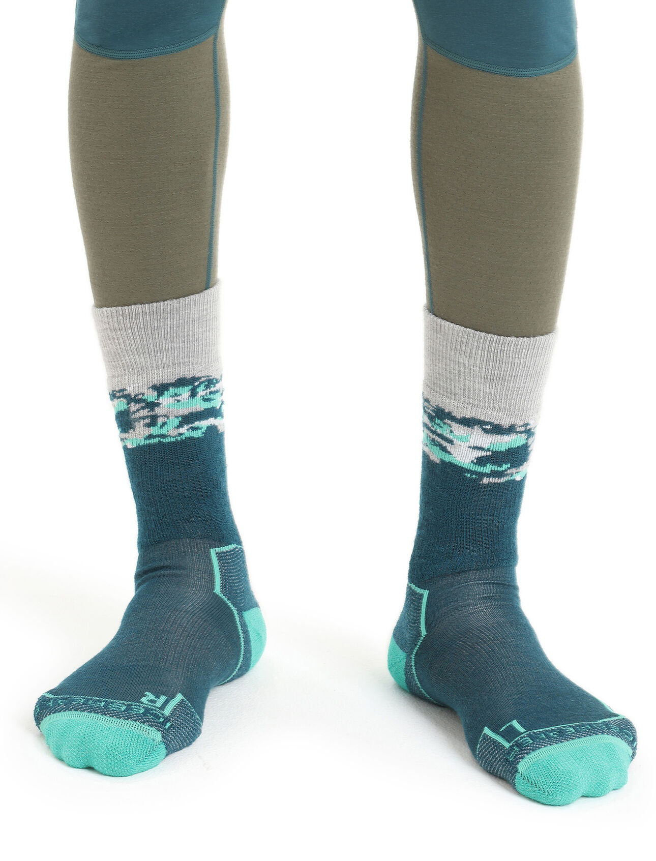 Men's Merino Hike+ Medium Crew Socks Sedimentary