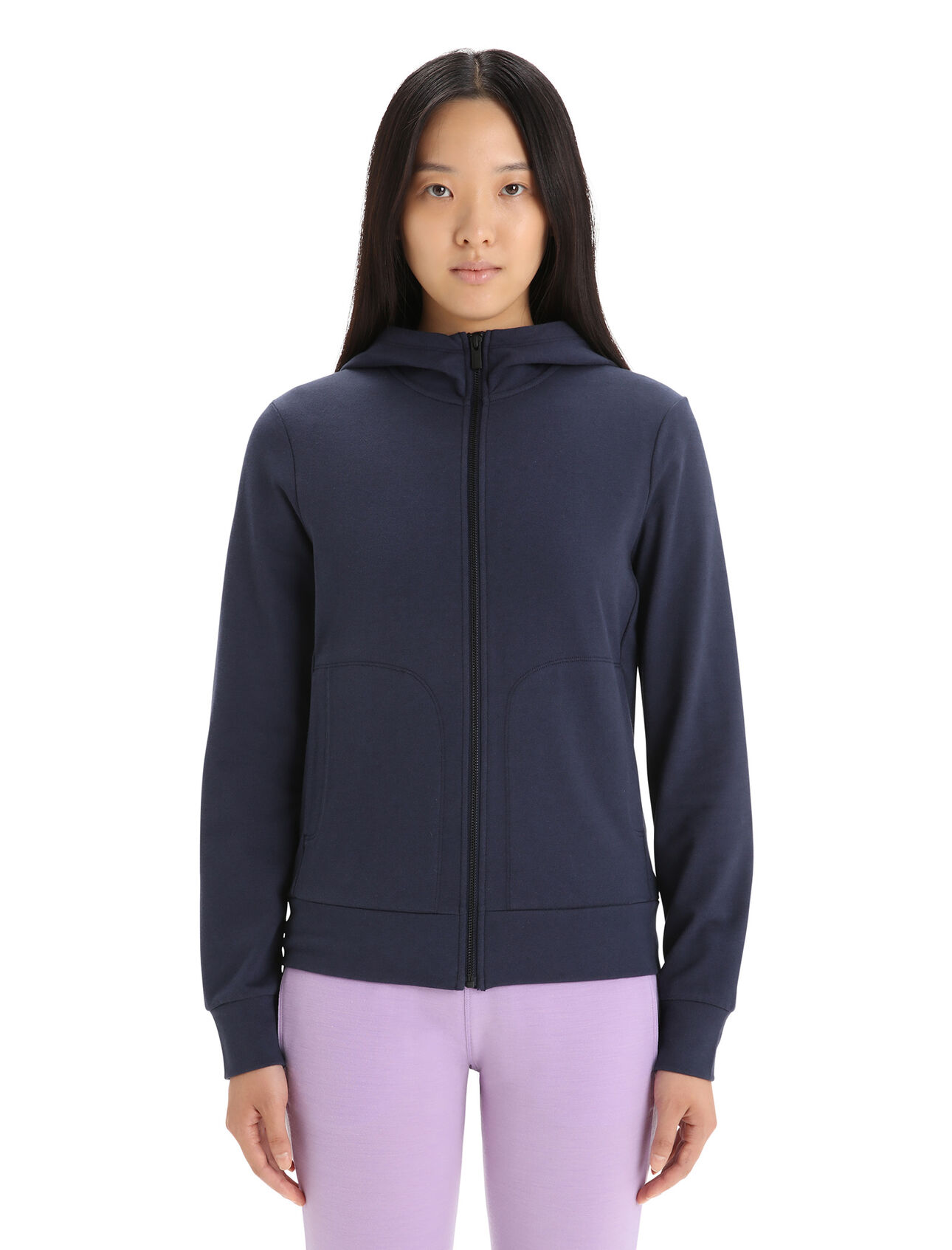 Women's Merino Central Classic Long Sleeve Zip Hoodie