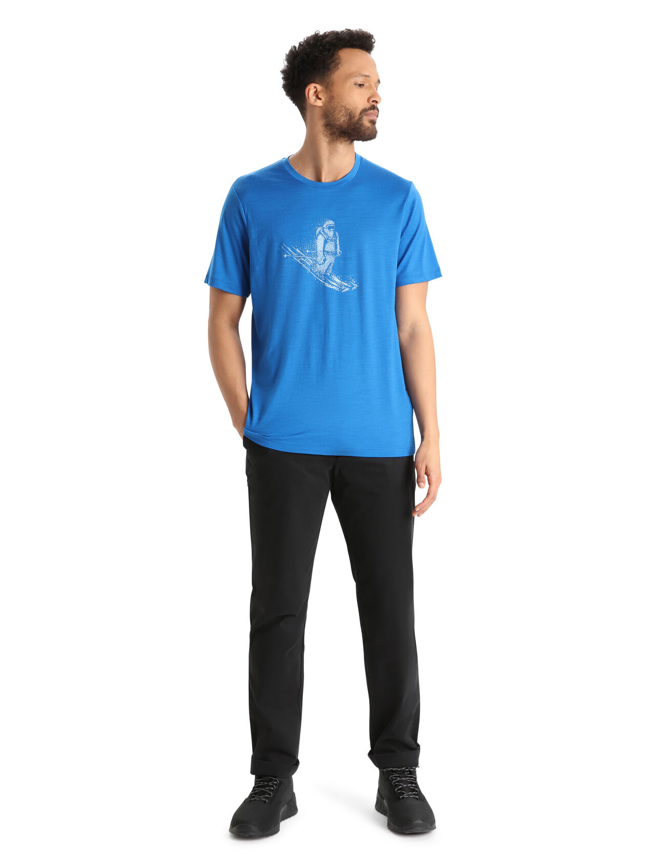 Men's Merino Tech Lite II Short Sleeve T-Shirt Skiing Yeti