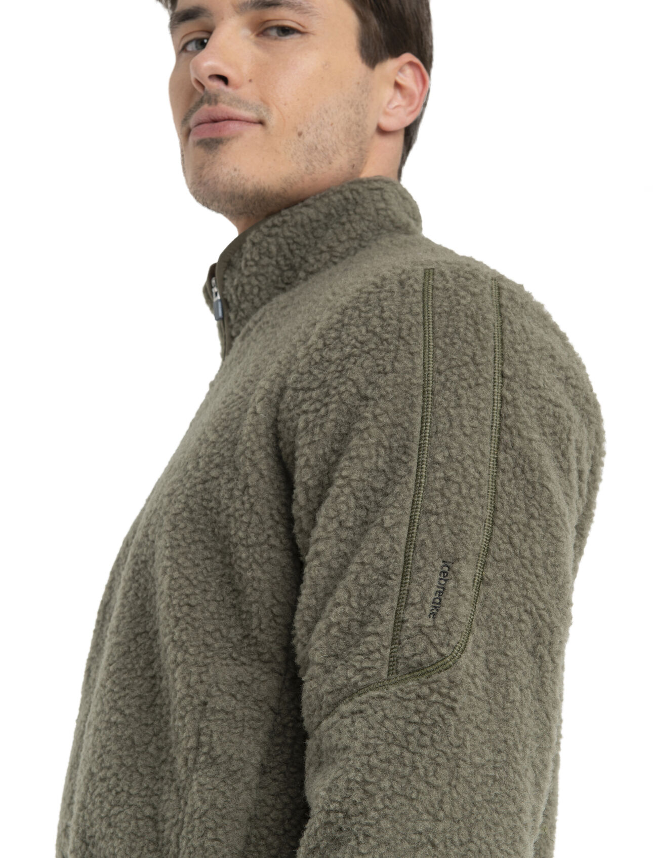 Men's RealFleece™ Merino High Pile Long Sleeve Zip Jacket