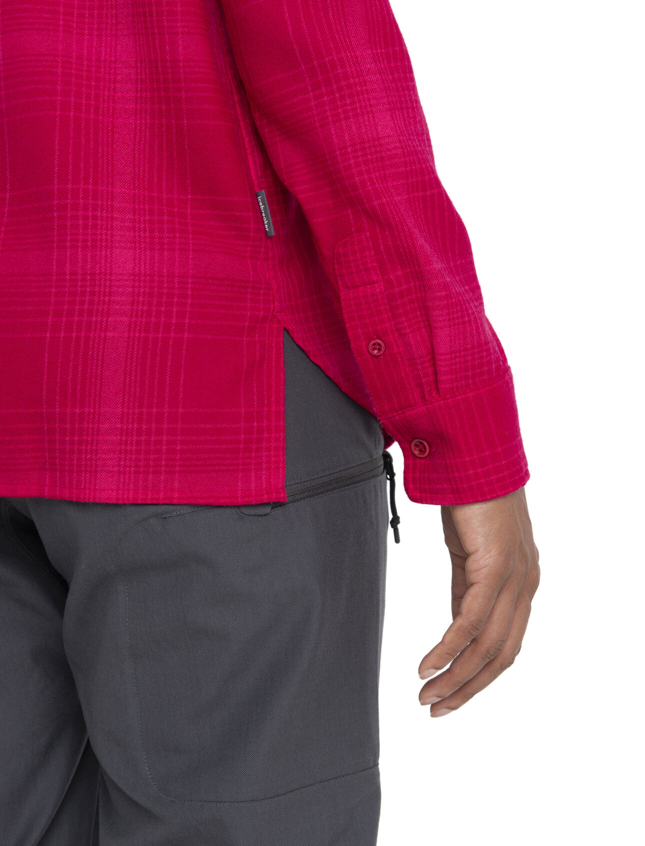 Women's Merino 200 Dawnder Long Sleeve Flannel Shirt Plaid