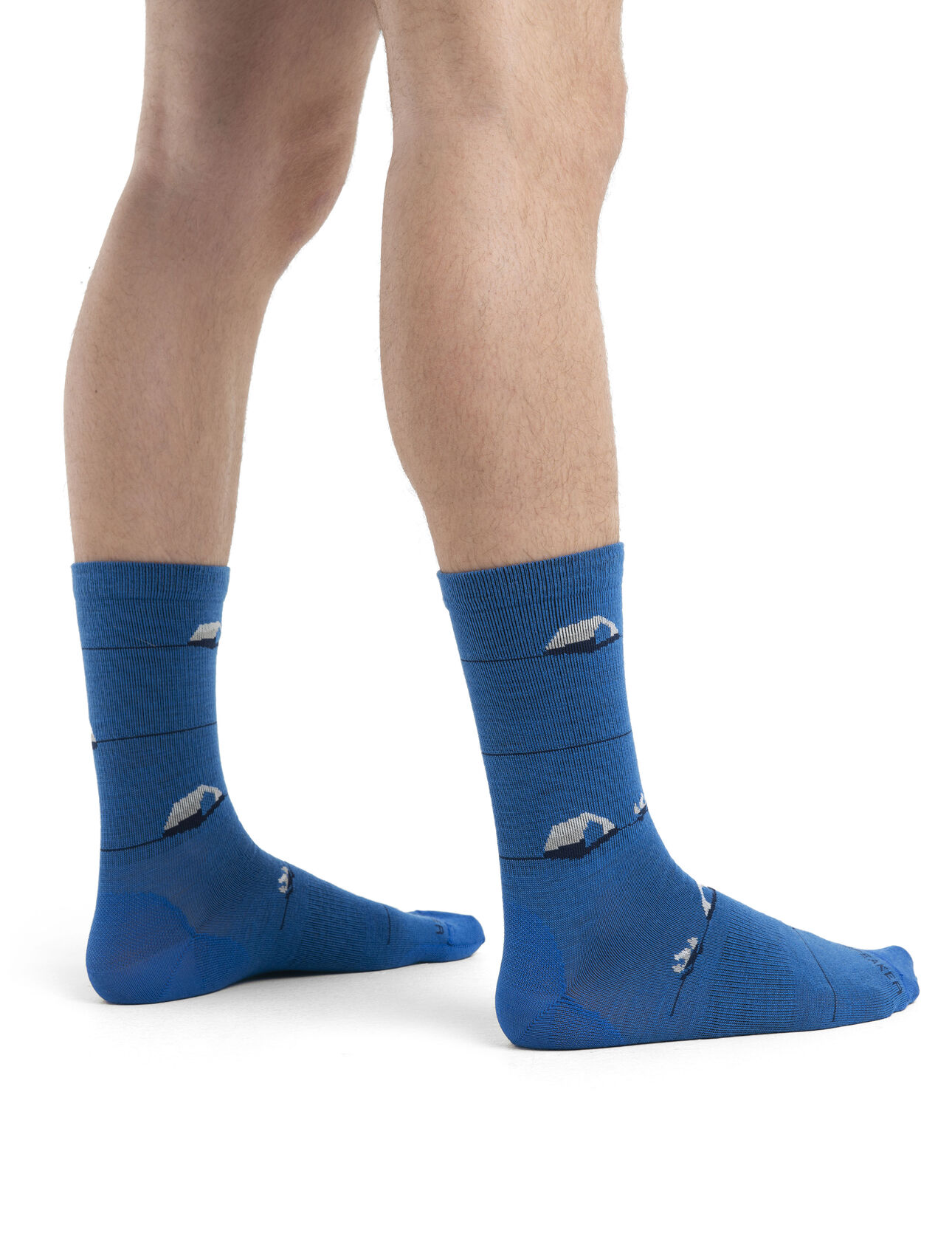 Men's Merino Lifestyle Ultralight Crew Socks Backcountry Camp
