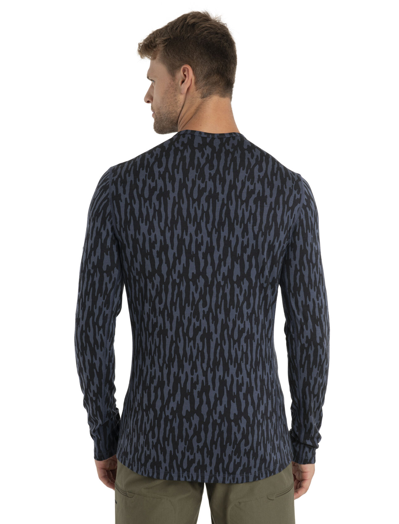 Men's Merino 200 Oasis Long Sleeve Thermal Top Glacial Flow