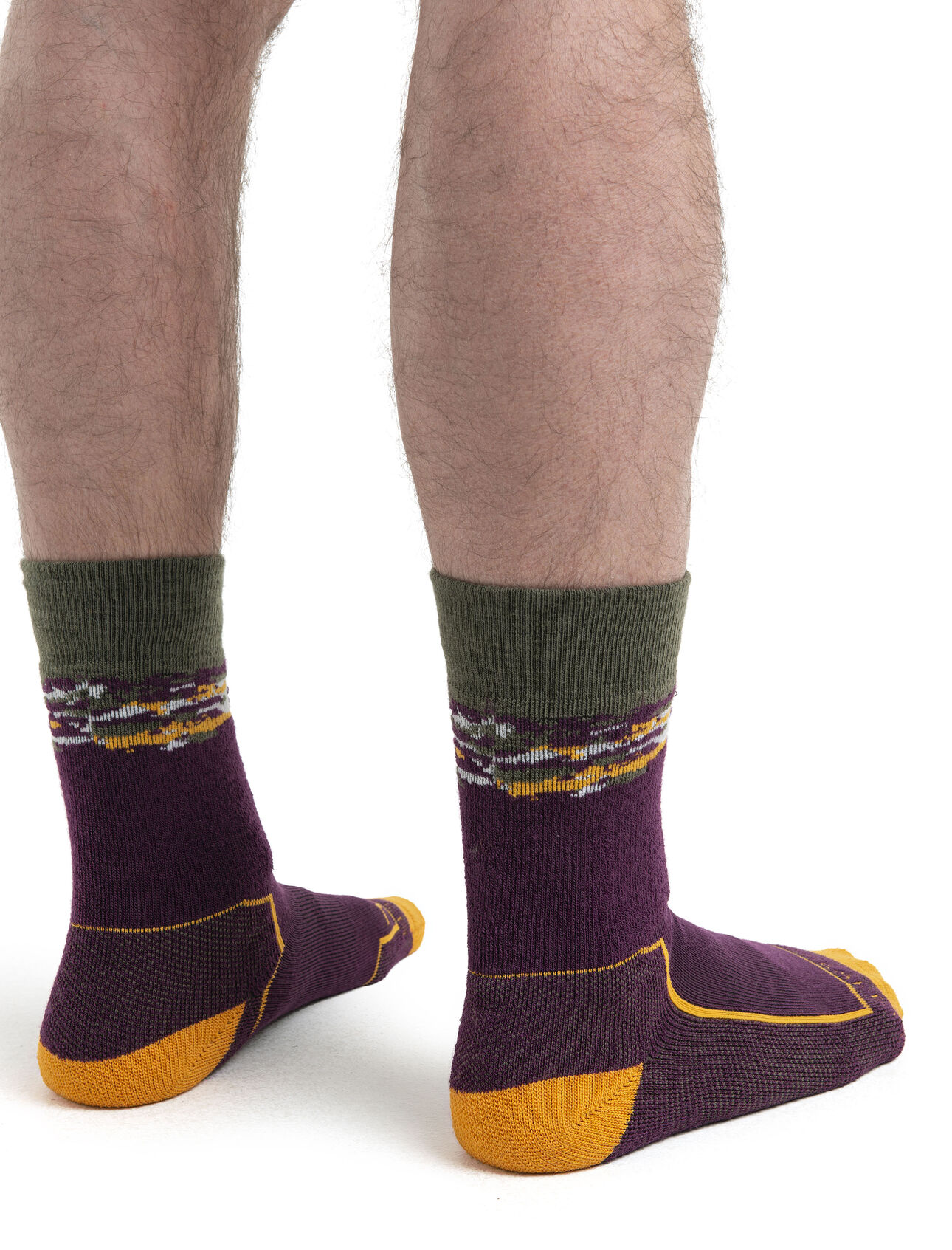 Men's Merino Hike+ Medium Crew Socks Sedimentary