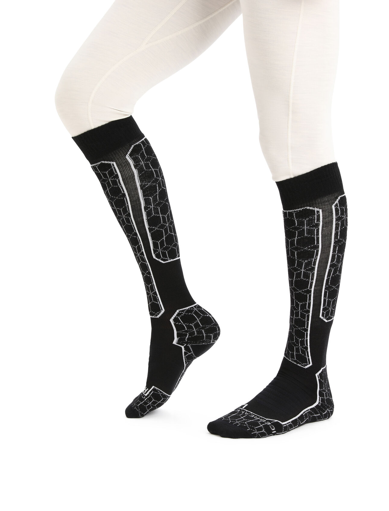 Men's Merino Ski+ Medium Over the Calf Alpine Geo