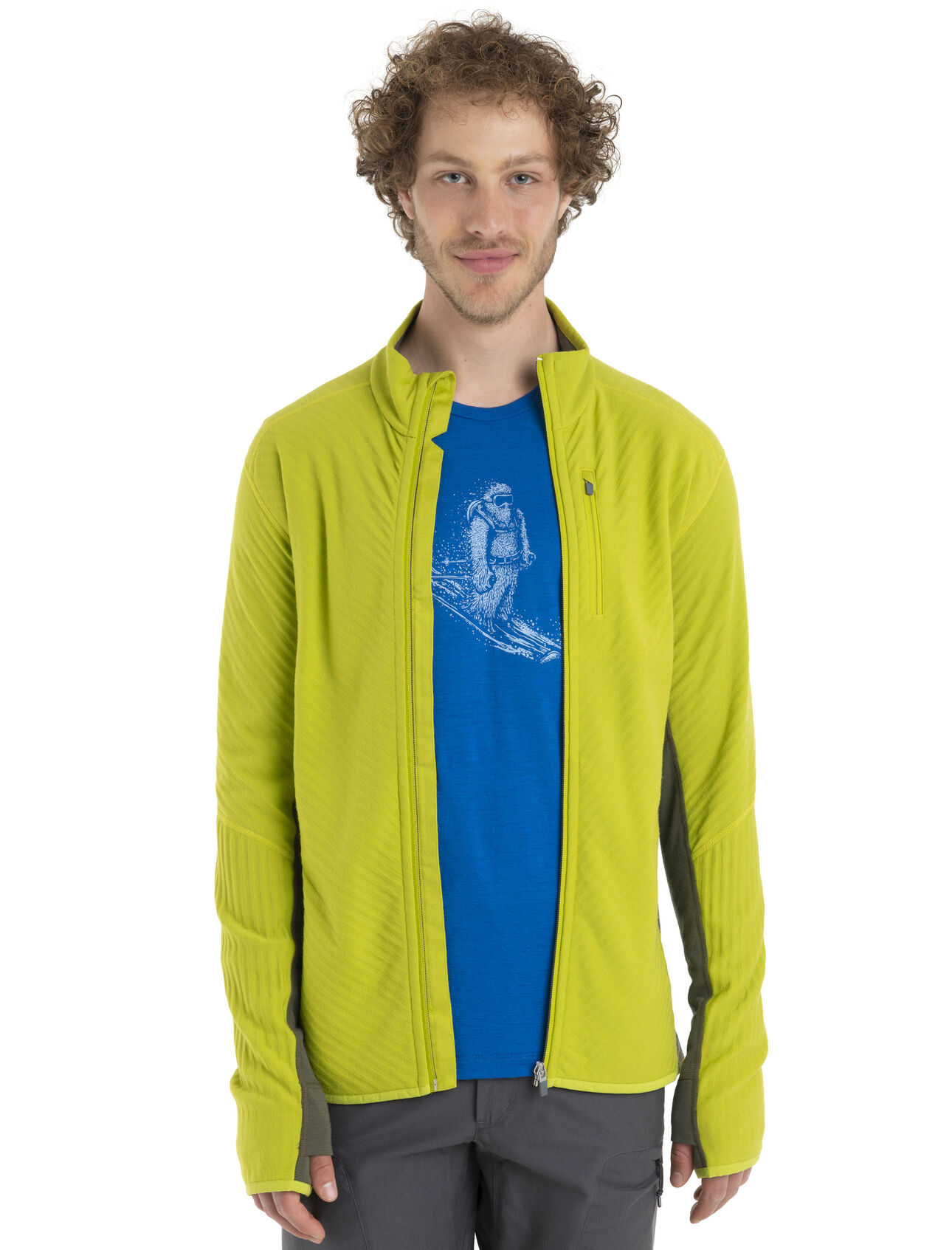 Men's Merino Tech Lite II Long Sleeve T-Shirt Skiing Yeti