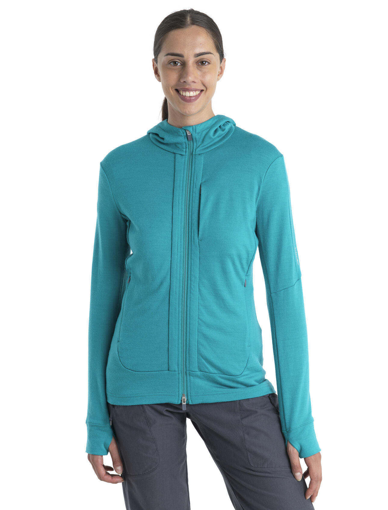 Women's Merino Quantum III Long Sleeve Zip Hoodie