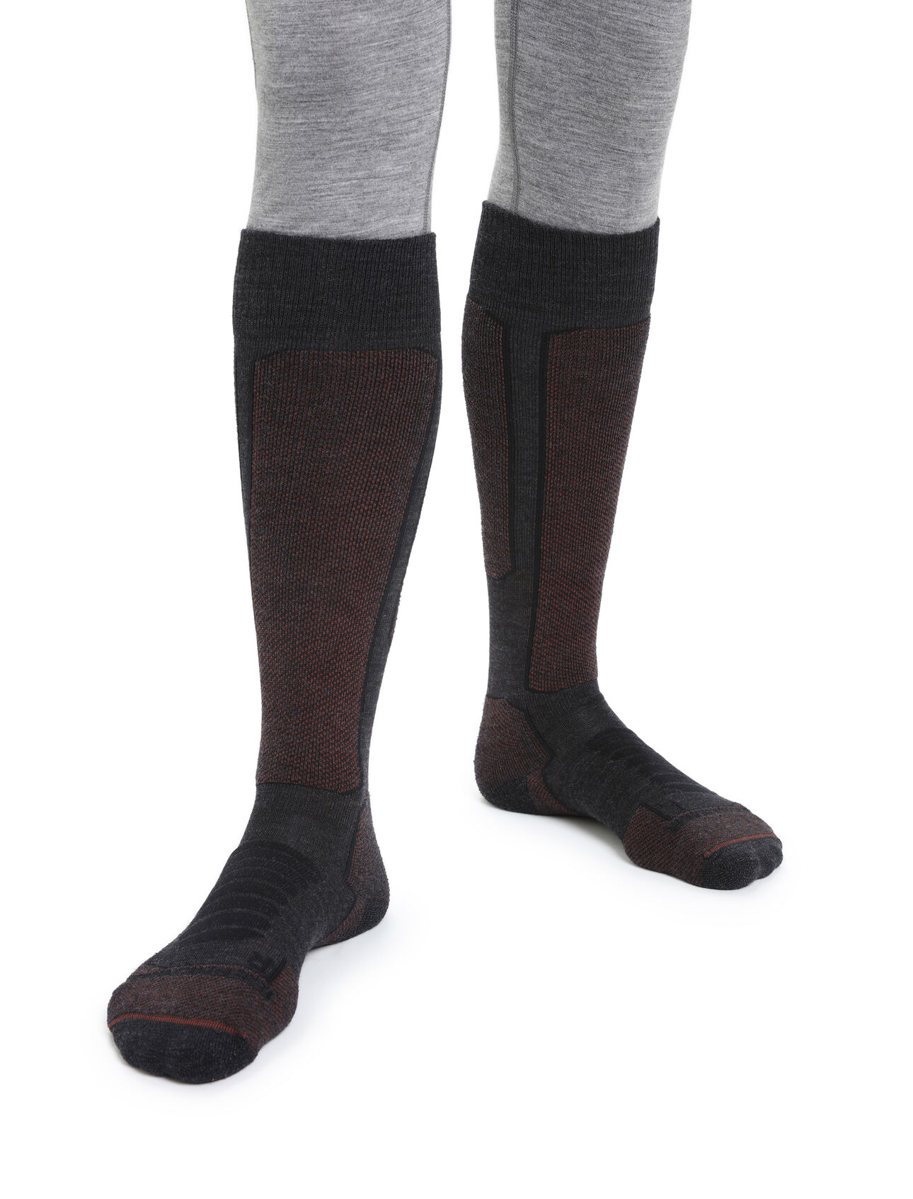 Men's Merino Ski+ Medium Over the Calf Socks