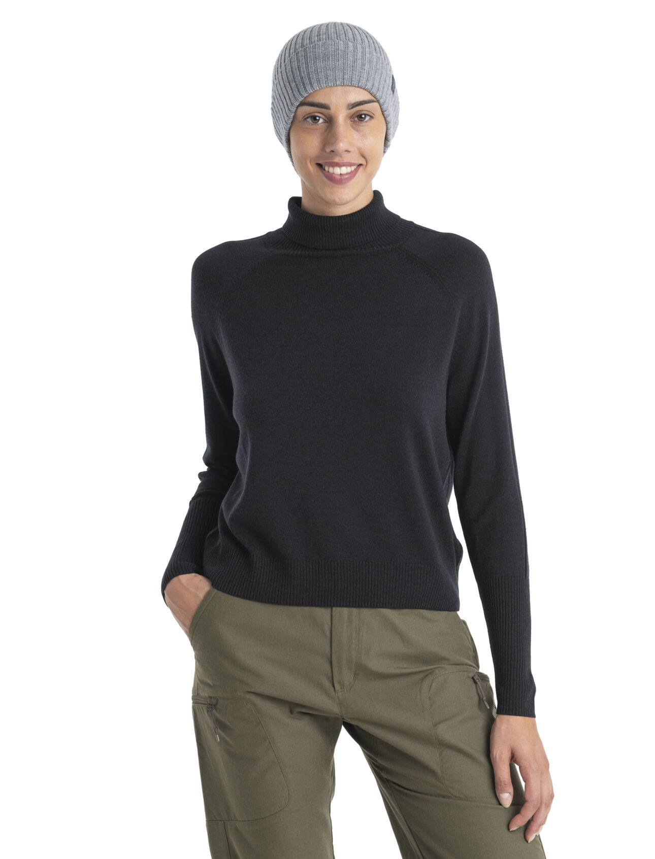 Women's MerinoFine™ Luxe Long Sleeve High Neck Sweater
