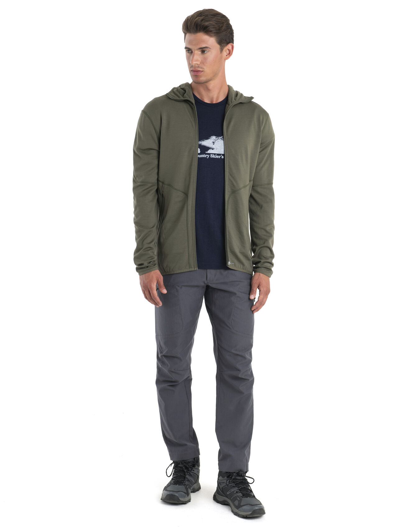 Men's Merino 560 RealFleece™ Elemental II Long Sleeve Zip Hood