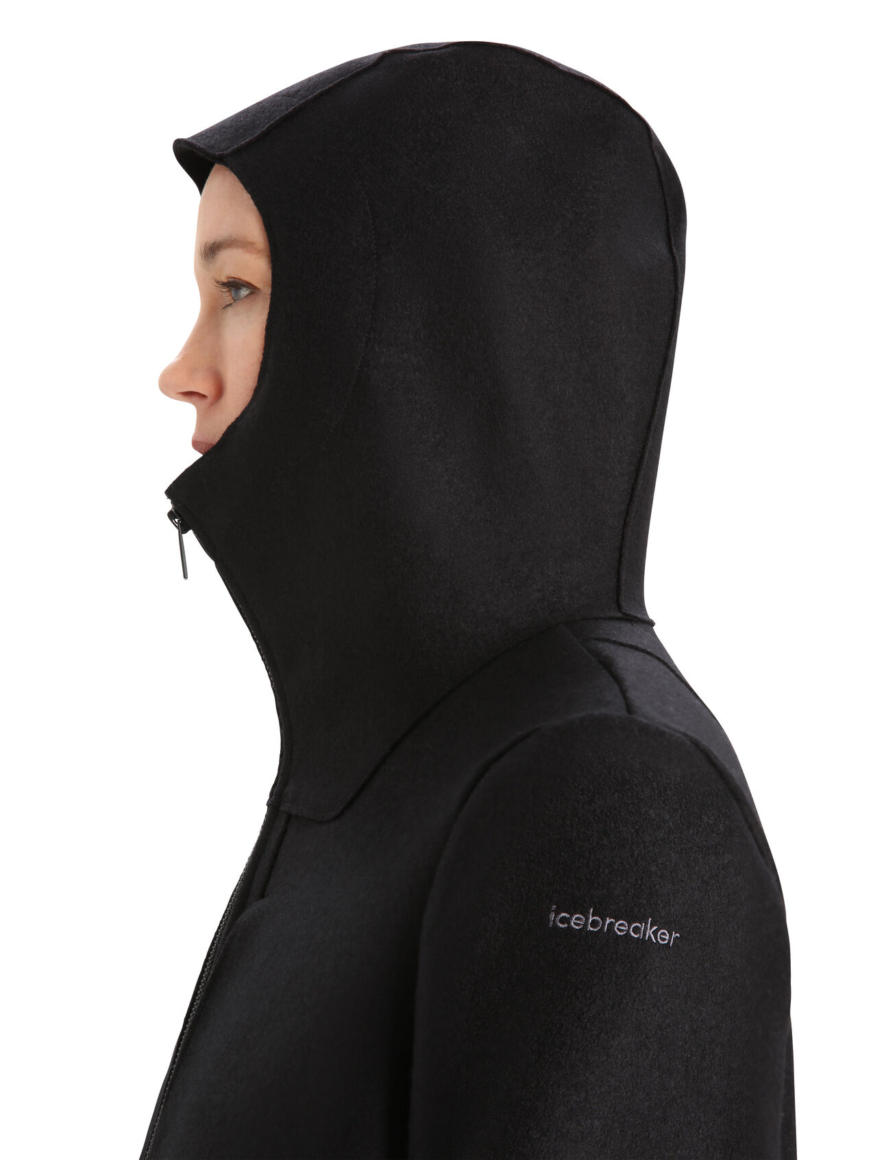 Women's Felted Merino Hooded Jacket