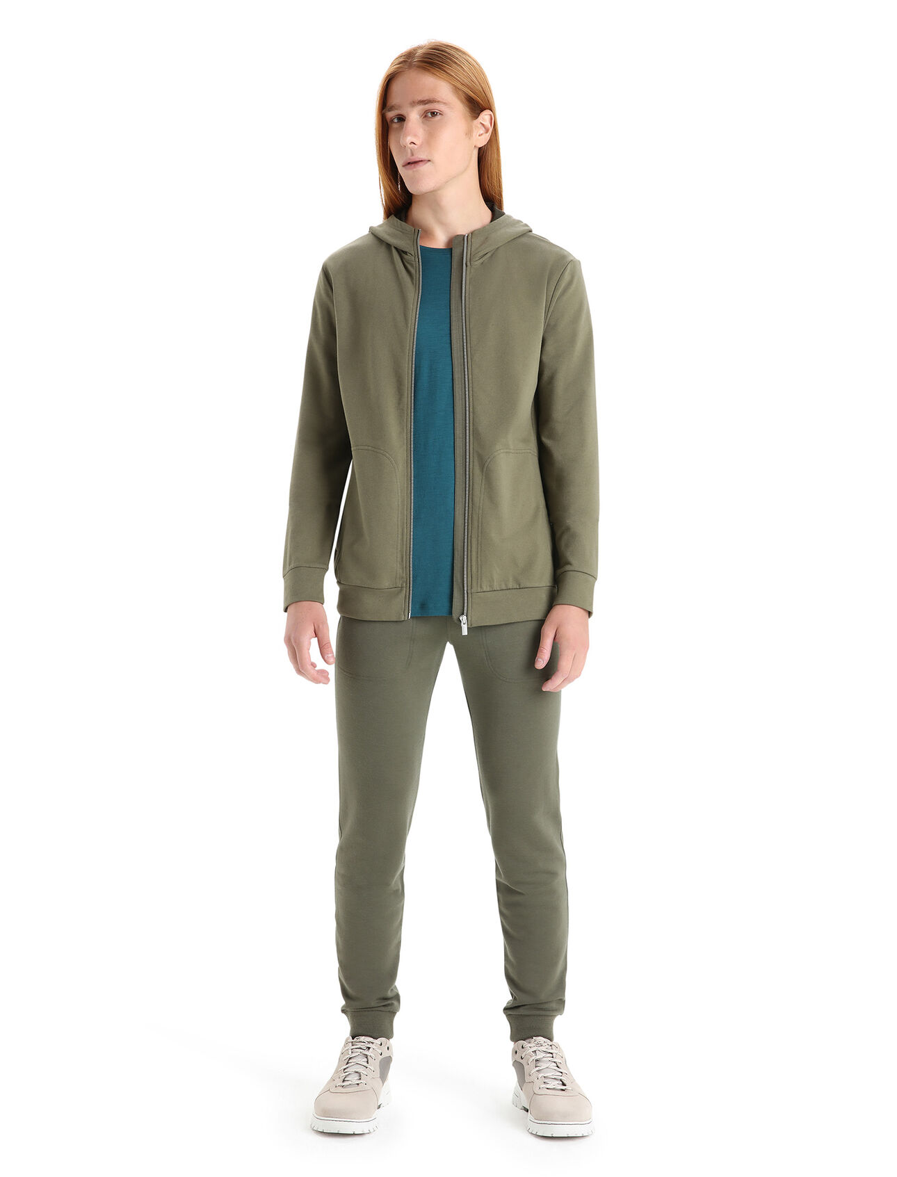 Men's Merino Central Classic Long Sleeve Zip Hoodie