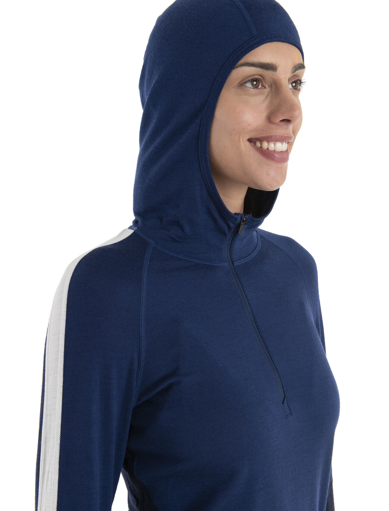 Women's Merino 200 Sonebula Long Sleeve Half Zip Thermal Hood