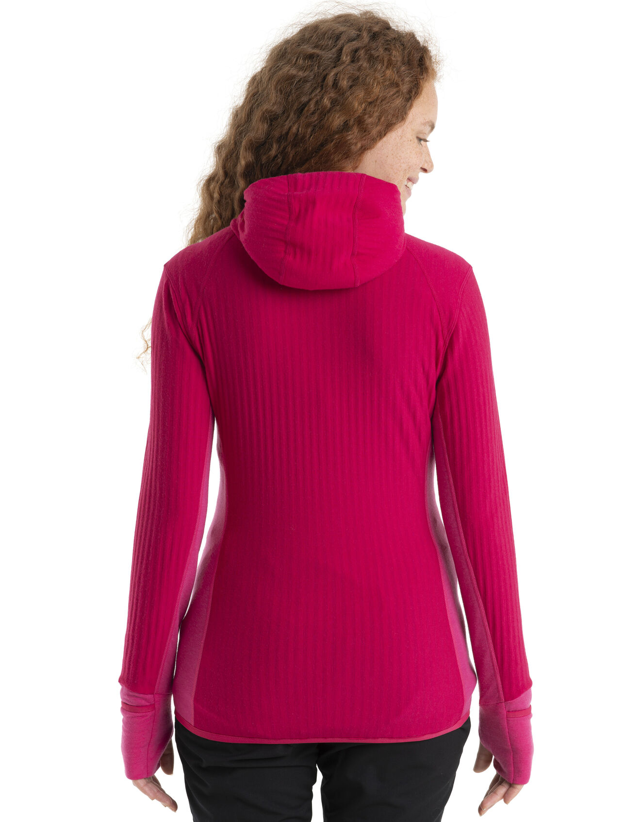 Women's RealFleece™ Merino Descender Long Sleeve Zip Hood Jacket
