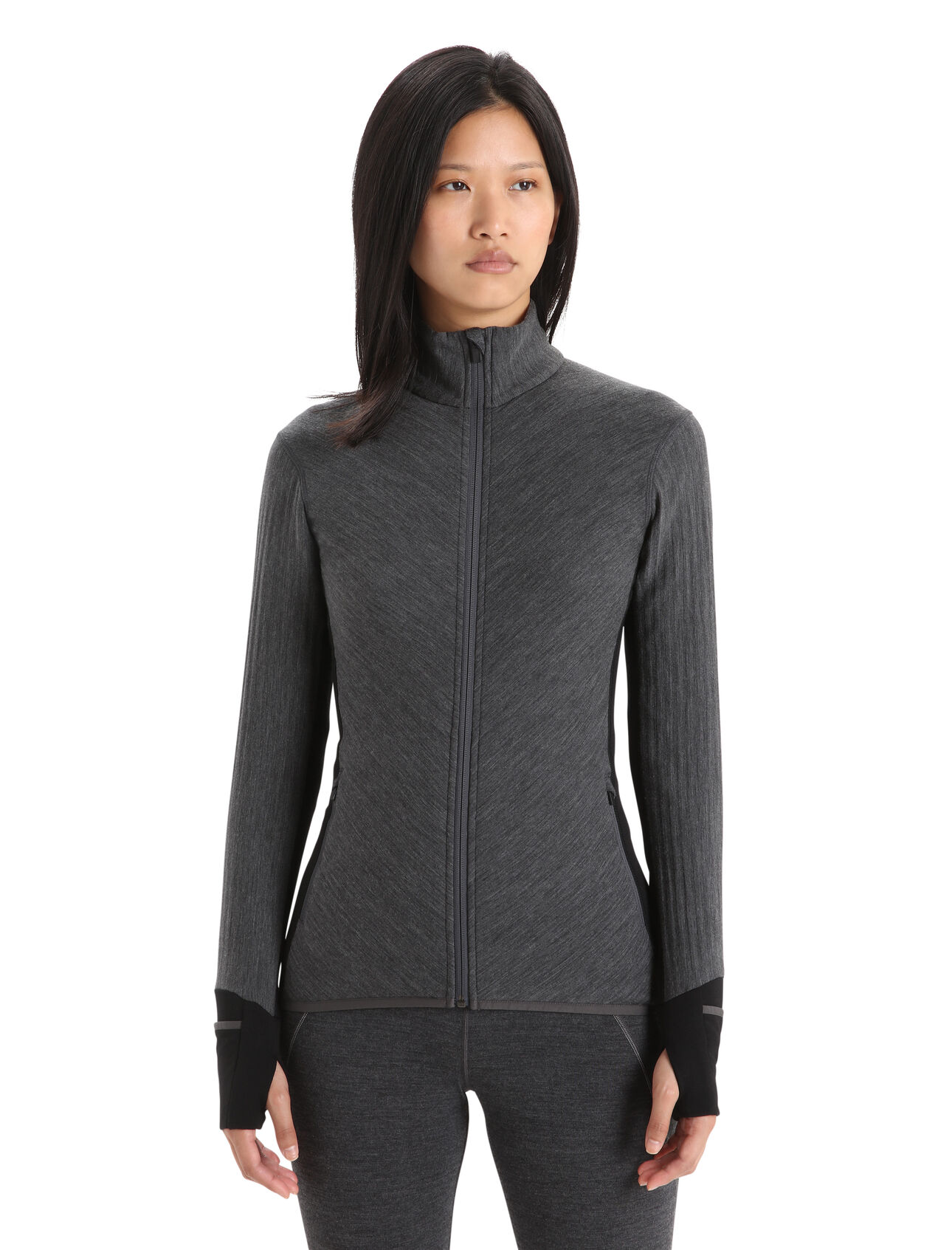 Women's RealFleece™ Merino Descender Long Sleeve Zip Jacket