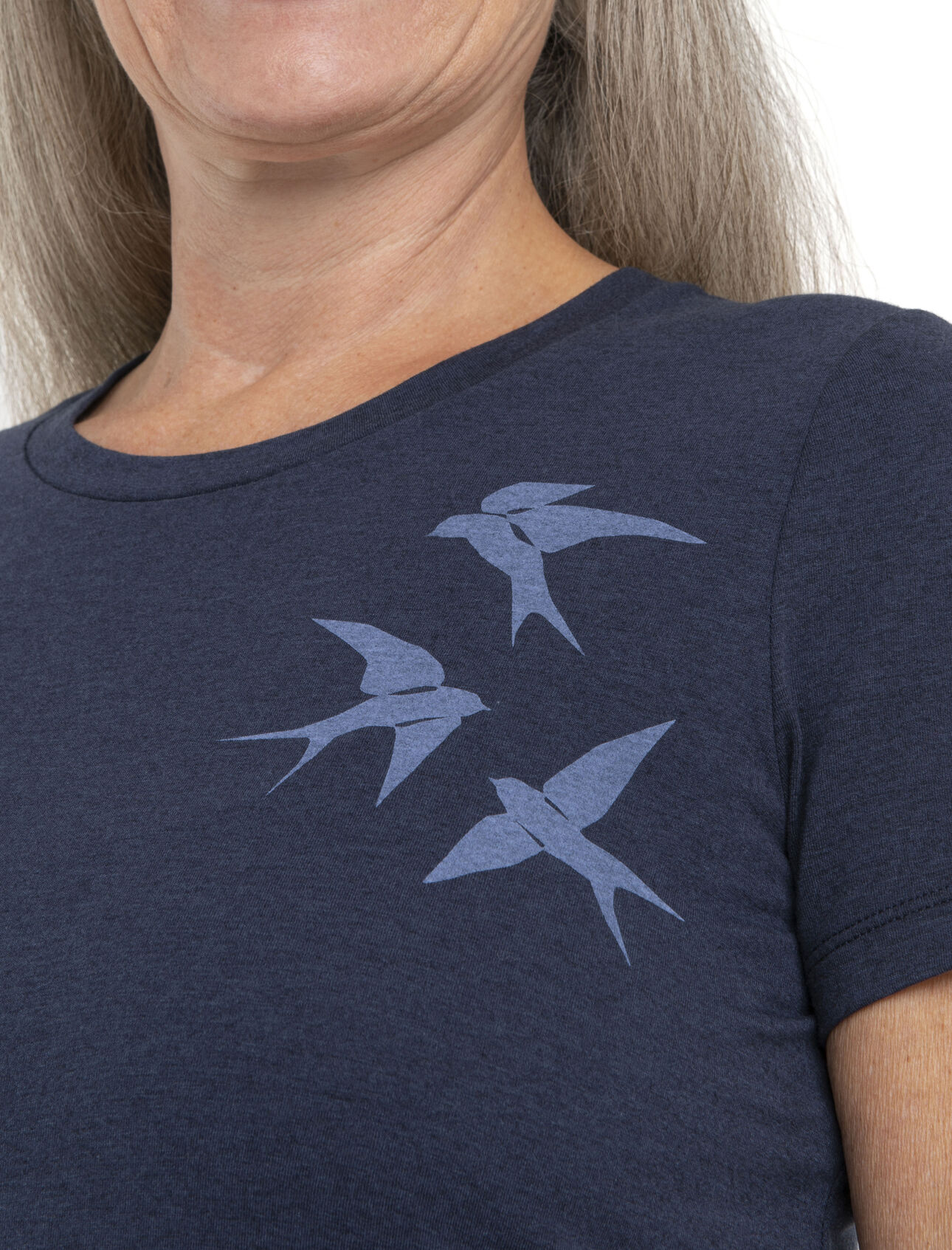 Women's Merino Central Classic Short Sleeve T-Shirt Swarming Shapes