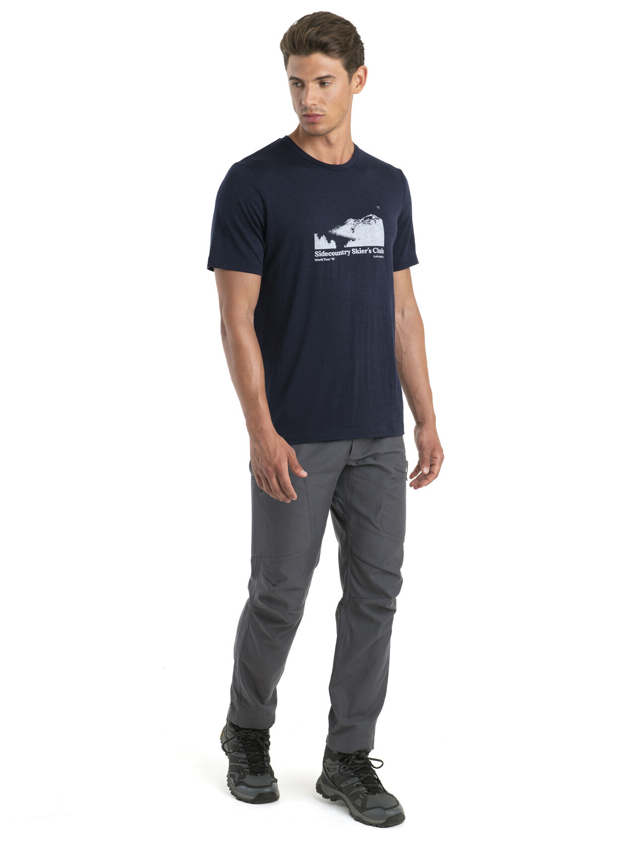 Men's Merino 150 Tech Lite II Short Sleeve T-Shirt Sidecountry Skiers Club