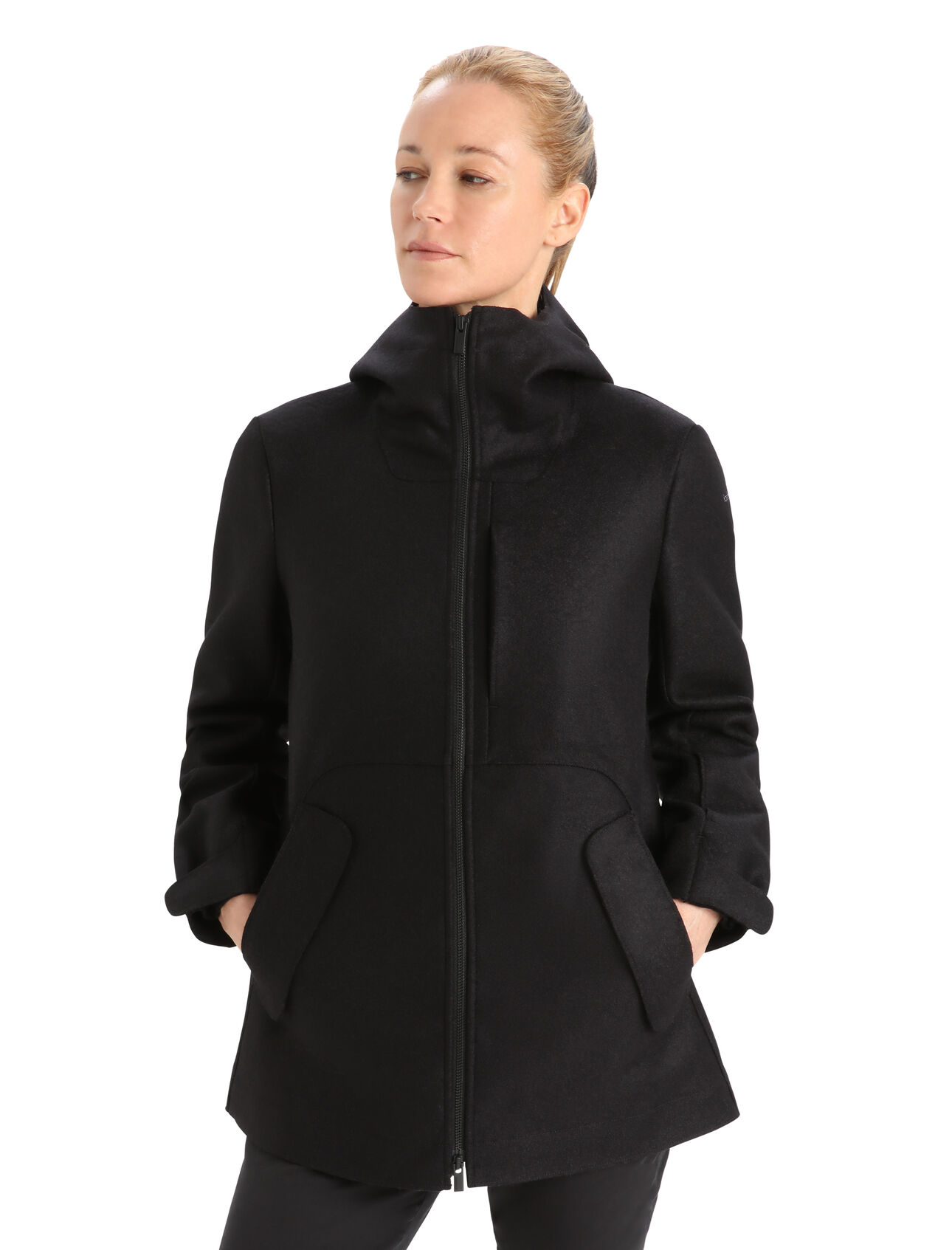 Women's Felted Merino Hooded Jacket