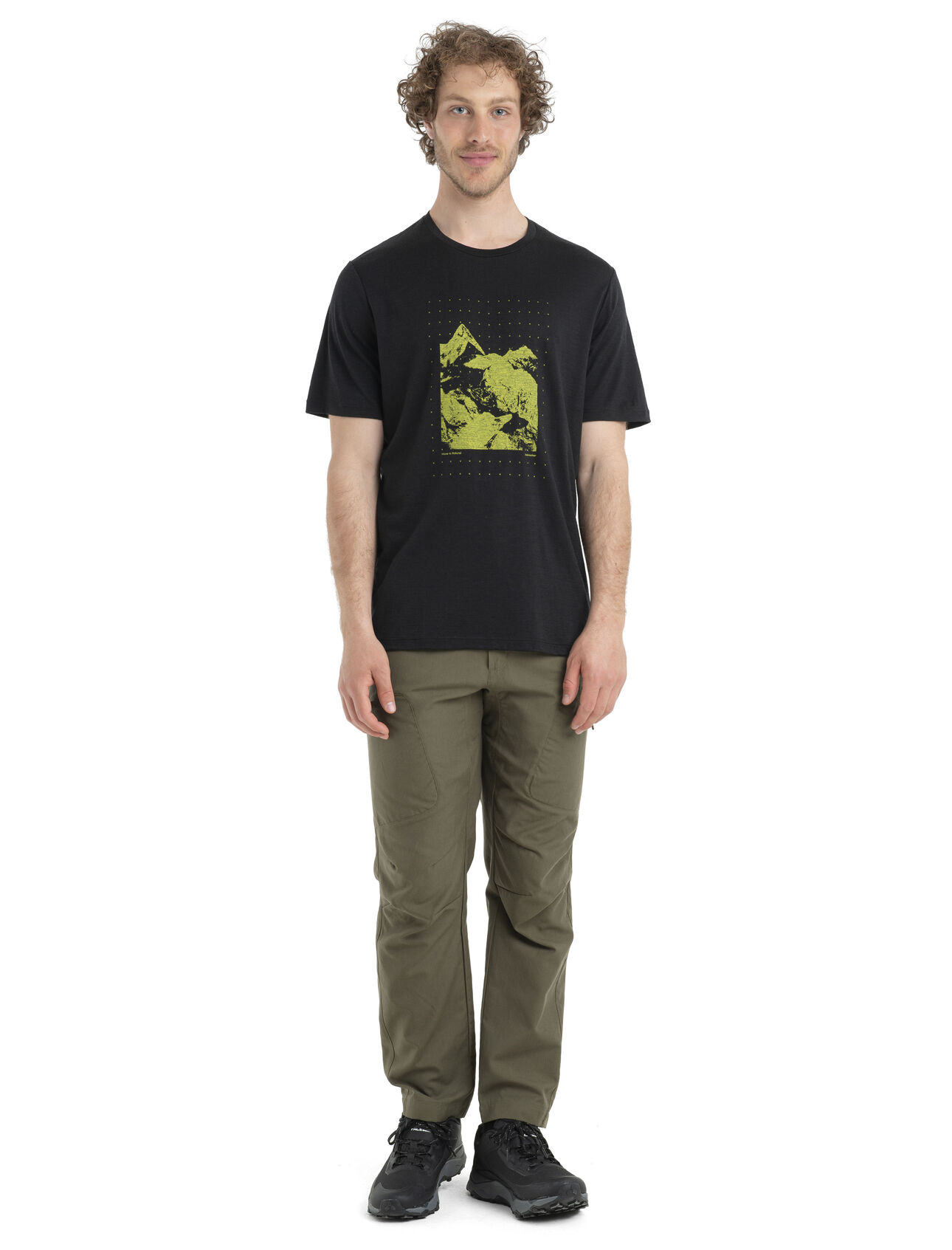 Men's Merino 150 Tech Lite II Short Sleeve T-Shirt Peak Grid